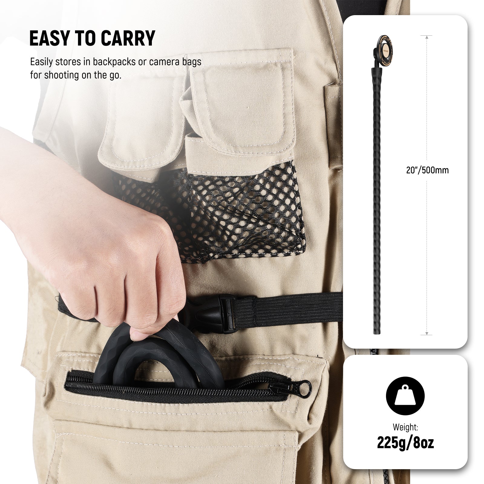 NEEWER GP-19 Flexible Magnetic Phone Holder - Image 7