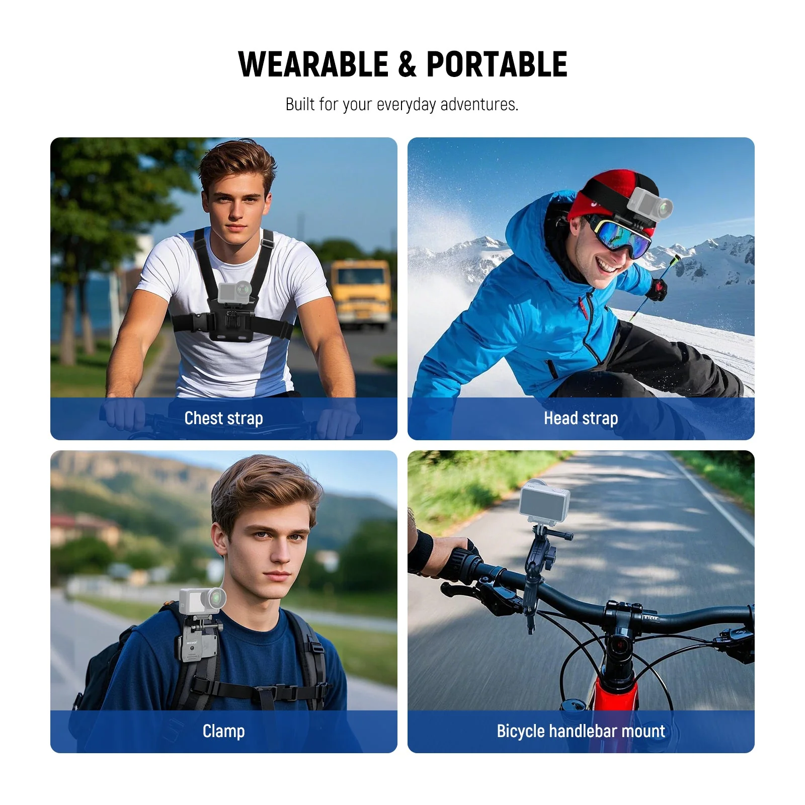 NEEWER GP-51 35 in 1 Action Camera Accessories - Image 2