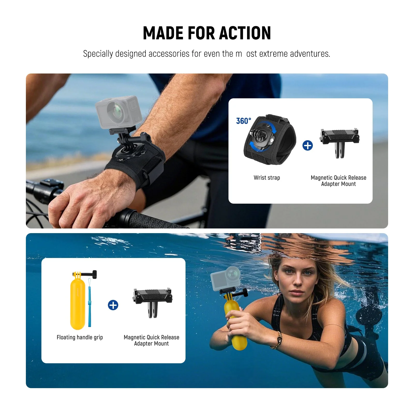 NEEWER GP-51 35 in 1 Action Camera Accessories - Image 3