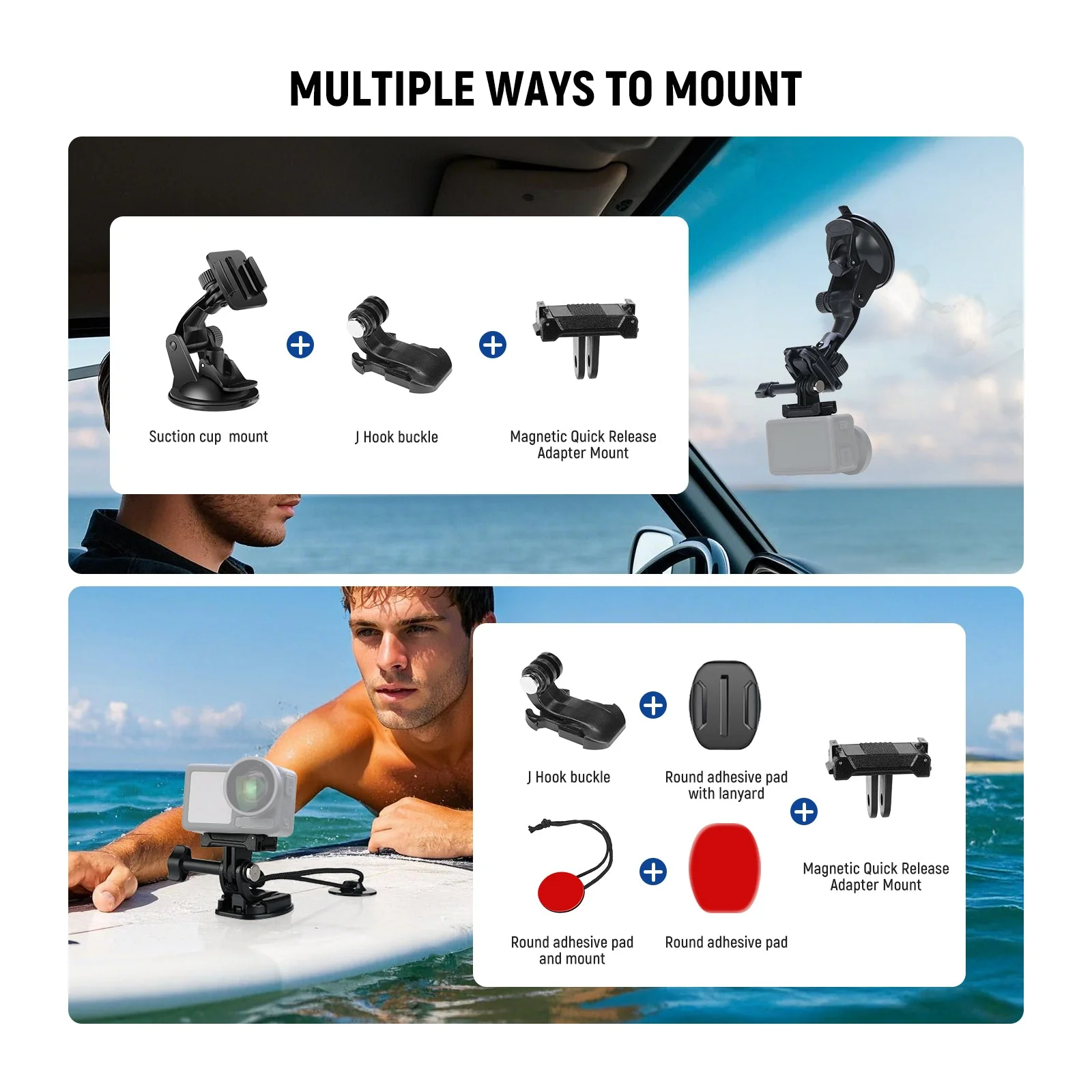 NEEWER GP-51 35 in 1 Action Camera Accessories - Image 5