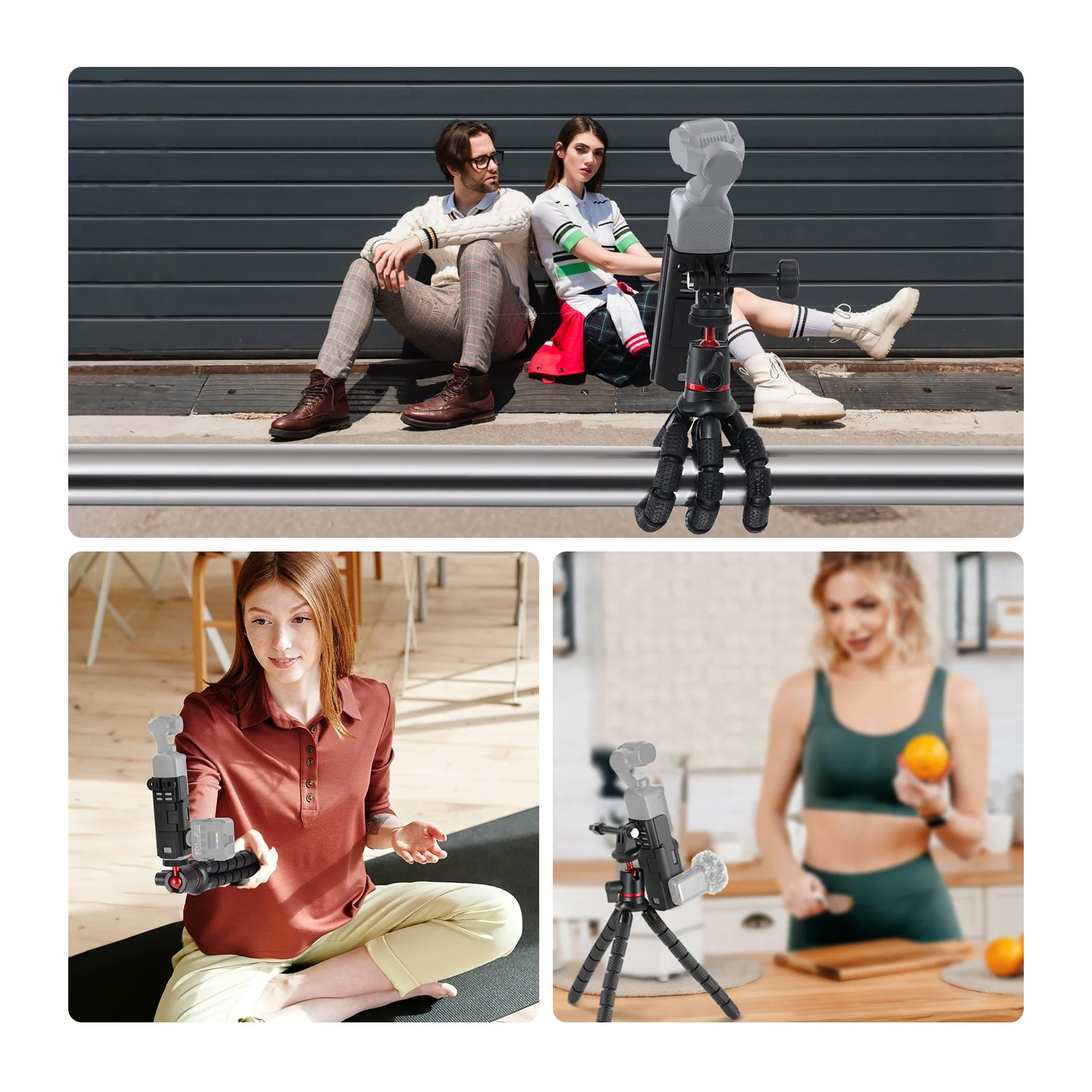 NEEWER GP-66 4 in 1 Tripod & Extension Adapter For DJI Osmo Pocket 3 - Image 5