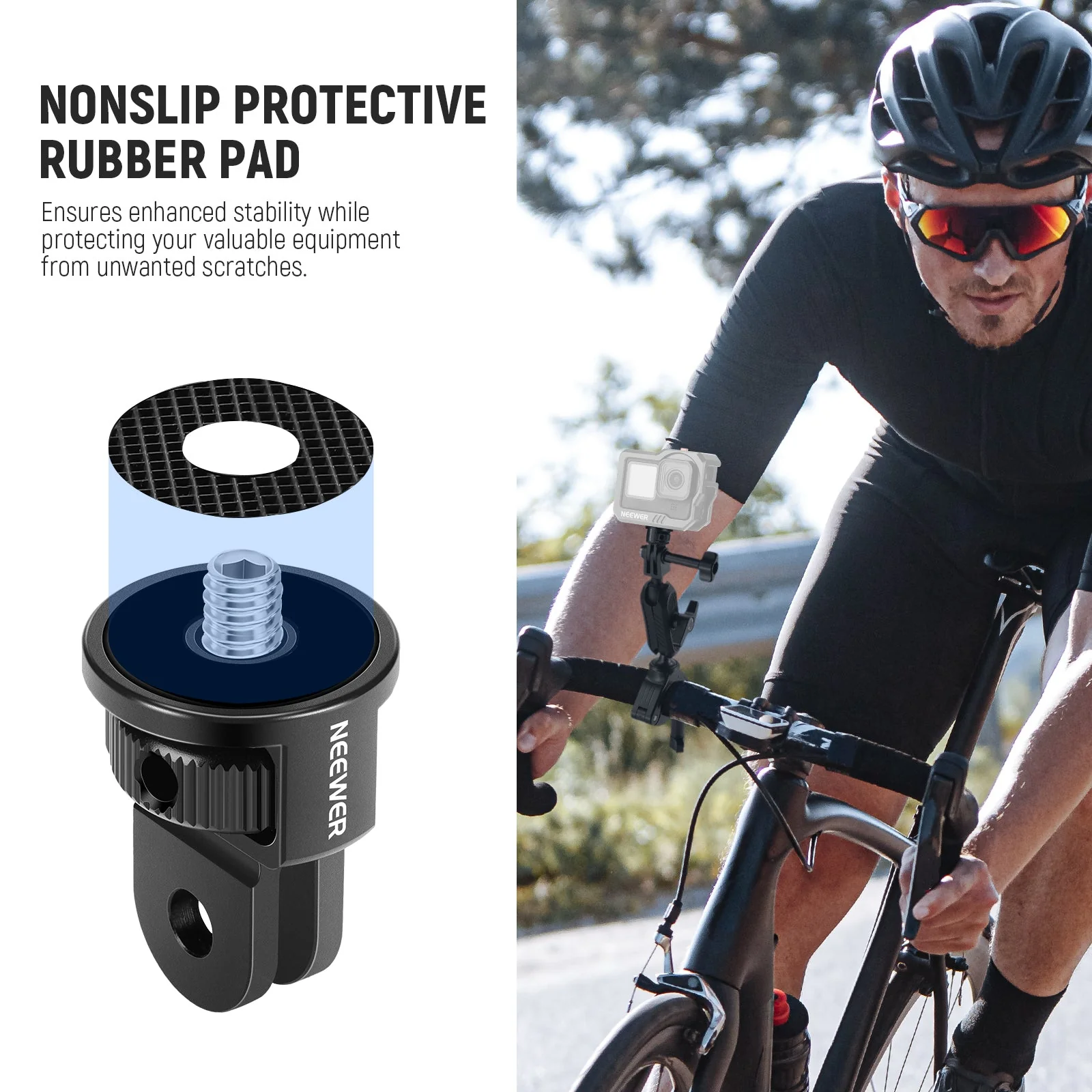 NEEWER GP-7 Action Camera Mount Adapter for Action Camera - Image 8