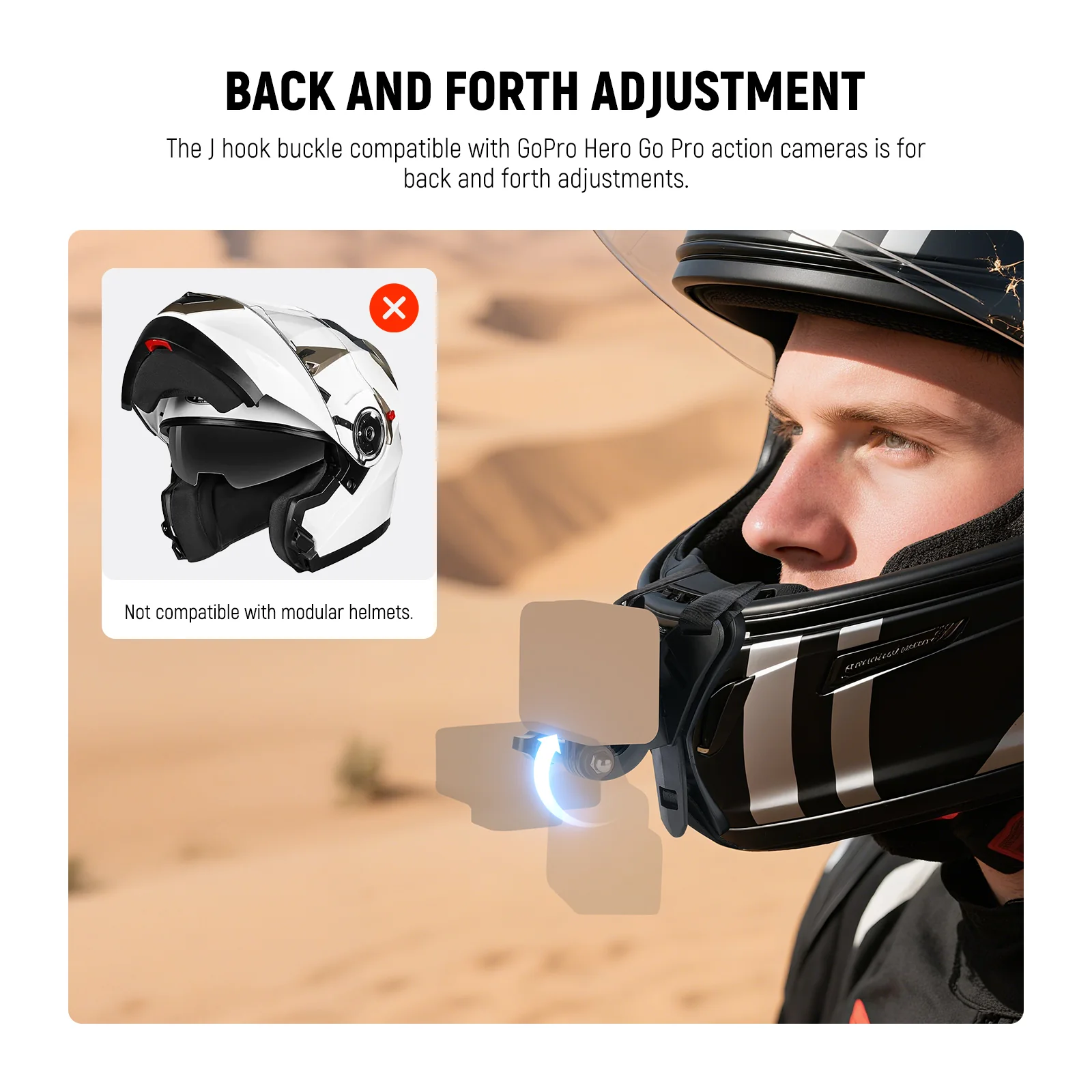 NEEWER GP-72 Helmet Chin Strap for Action Cameras - Image 4