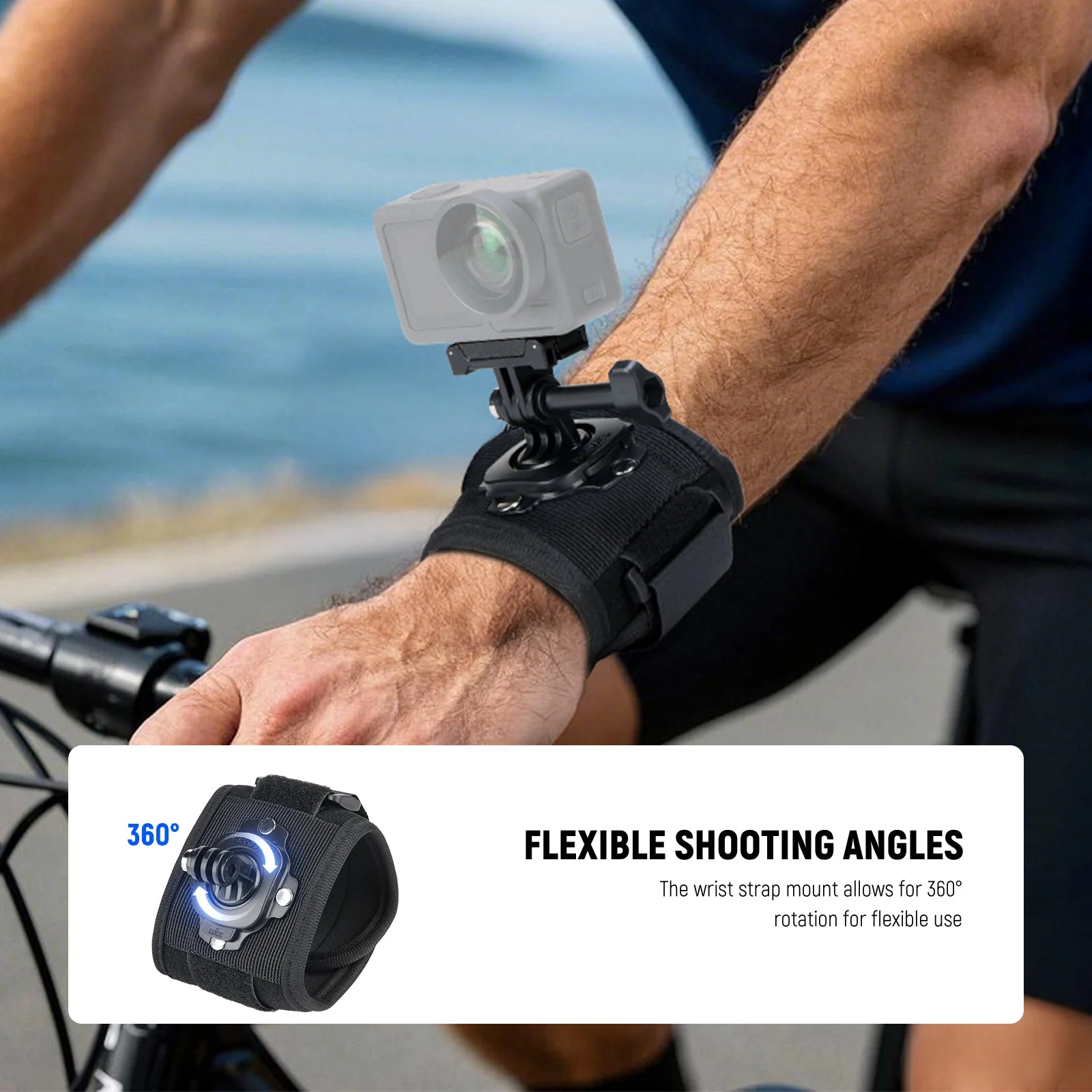 NEEWER GP-75 Strap Mount Accessories Kit For Action Cameras - Image 5