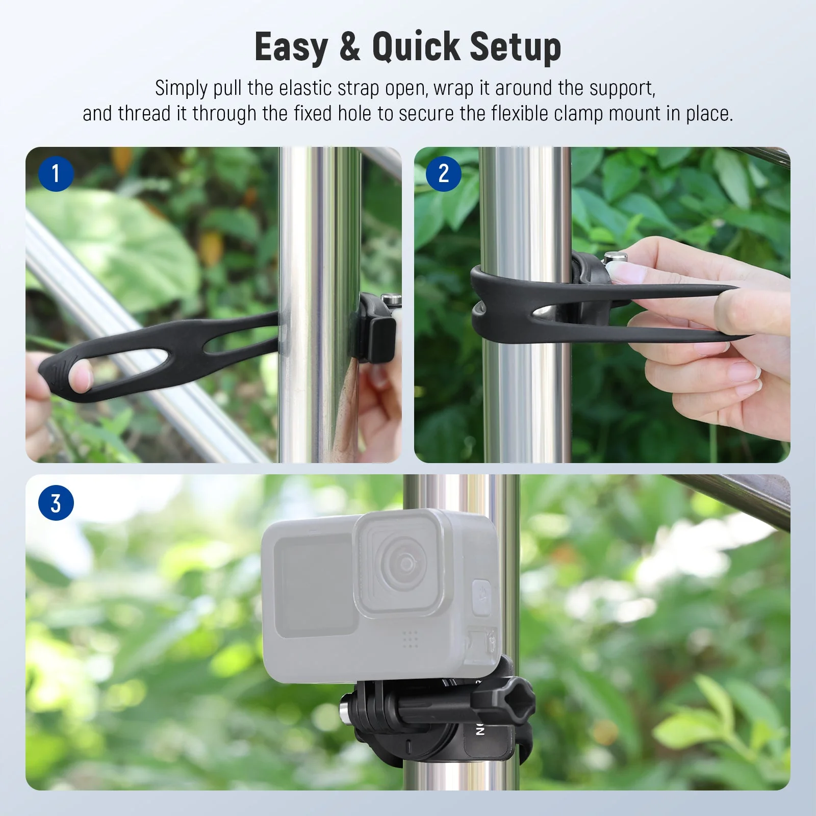 NEEWER GP-77 Versatile & Flexible Camera Mount Wrap Band - Image 5
