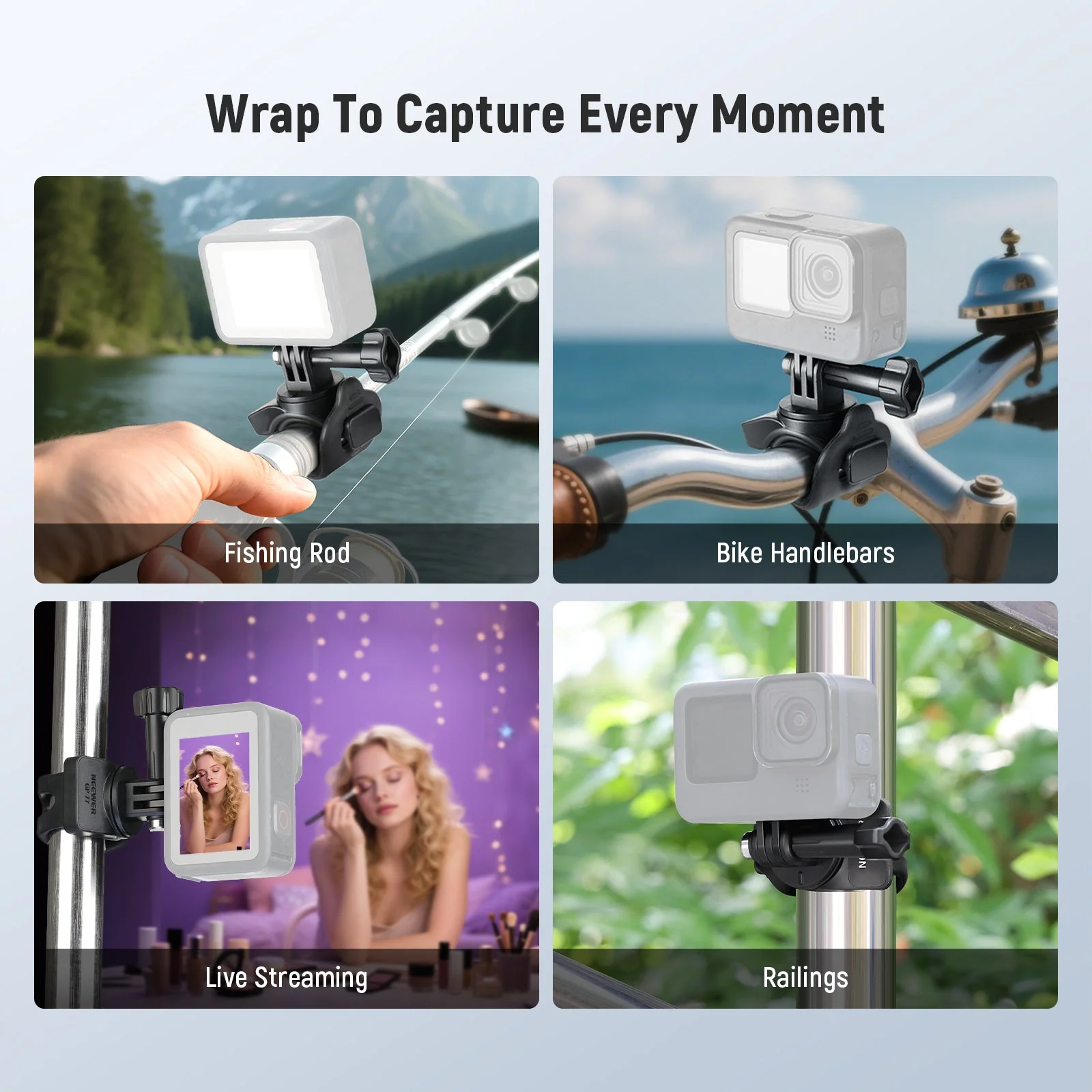 NEEWER GP-77 Versatile & Flexible Camera Mount Wrap Band - Image 7