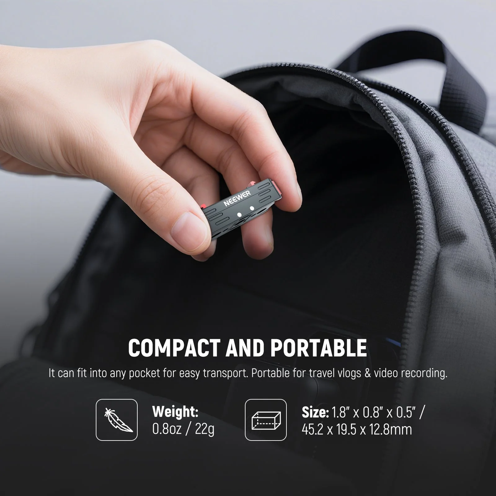 NEEWER GP-88/GP-87 Magnetic Quick Release Mount For Insta360 - Image 12