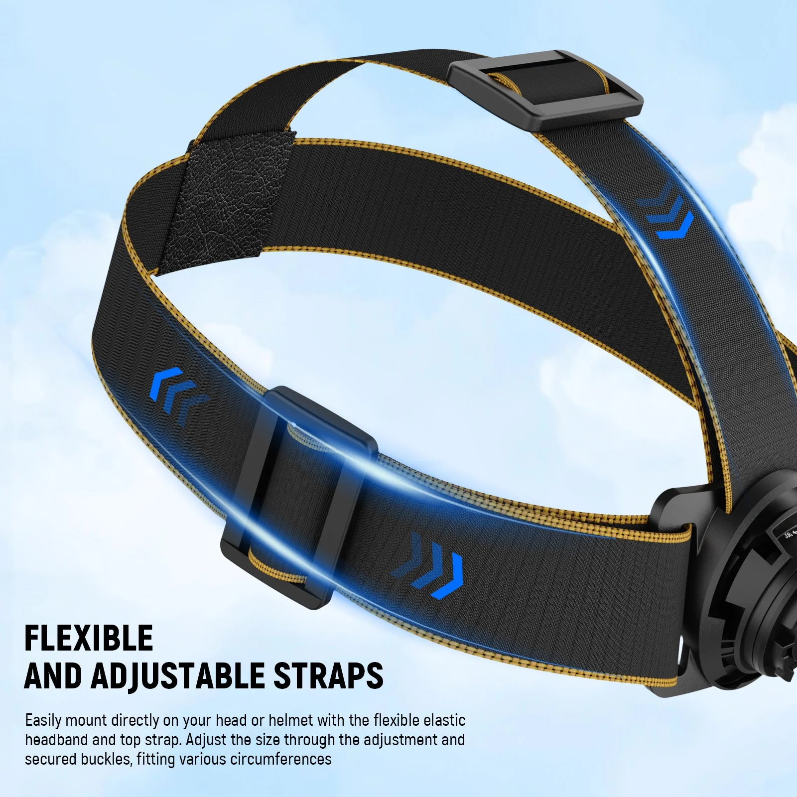 NEEWER GP20 Magnetic Quick Release Head Strap Mount for Action Camera - Image 4