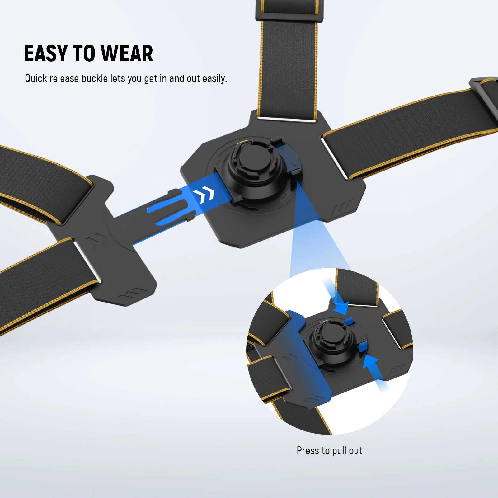 NEEWER GP25 Chest Mount Harness Chest Strap for Action Camera - Image 6