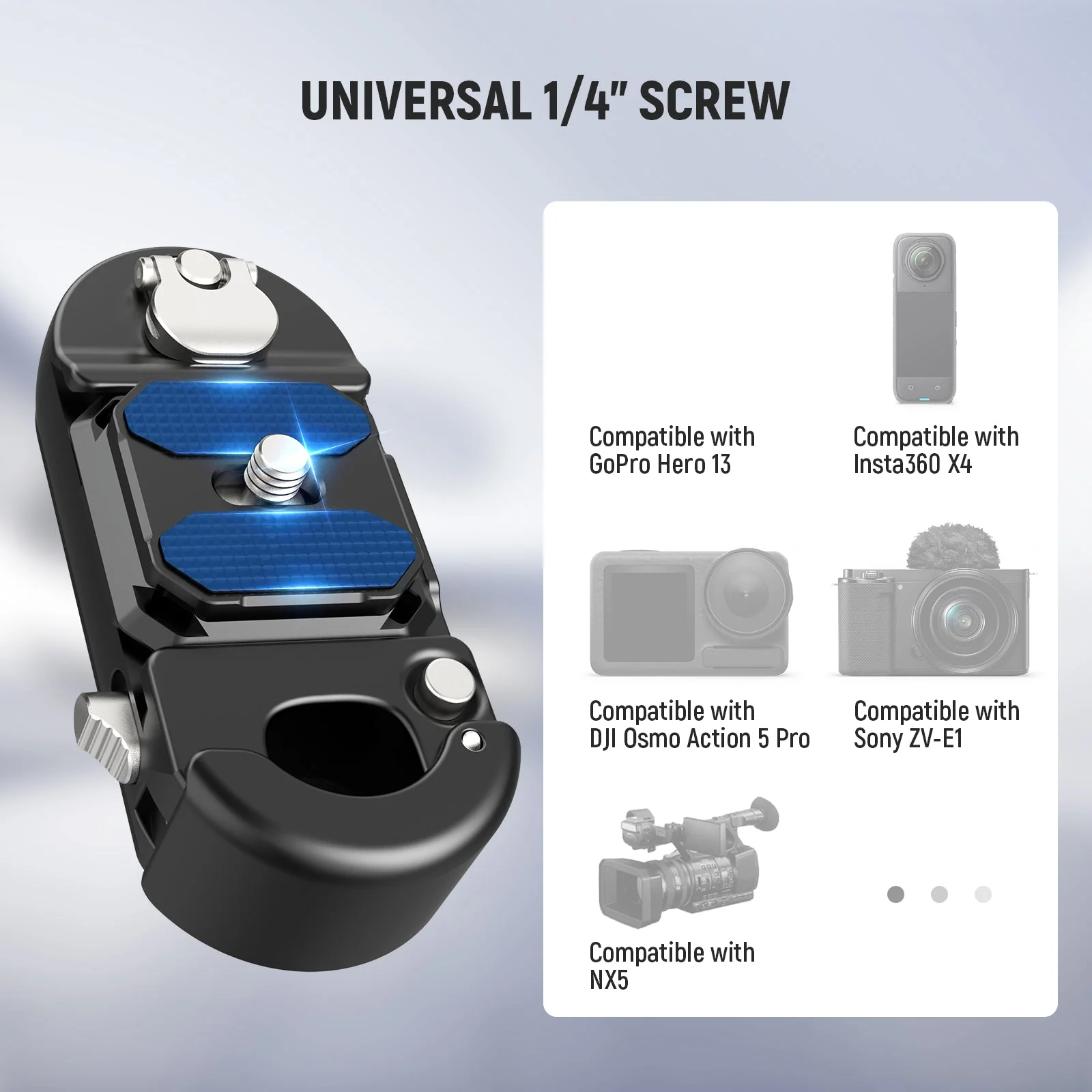 NEEWER GP67 Backpack Camera Clip Mount - Image 5