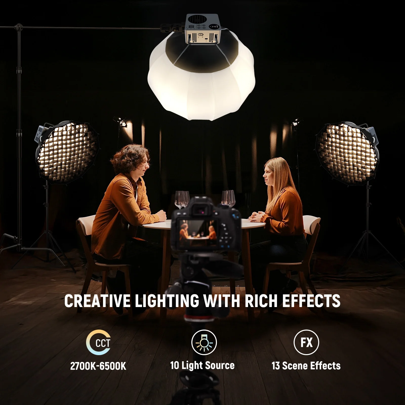 NEEWER HB80B 80W Bi-Color Mini COB LED Video Light - Image 12
