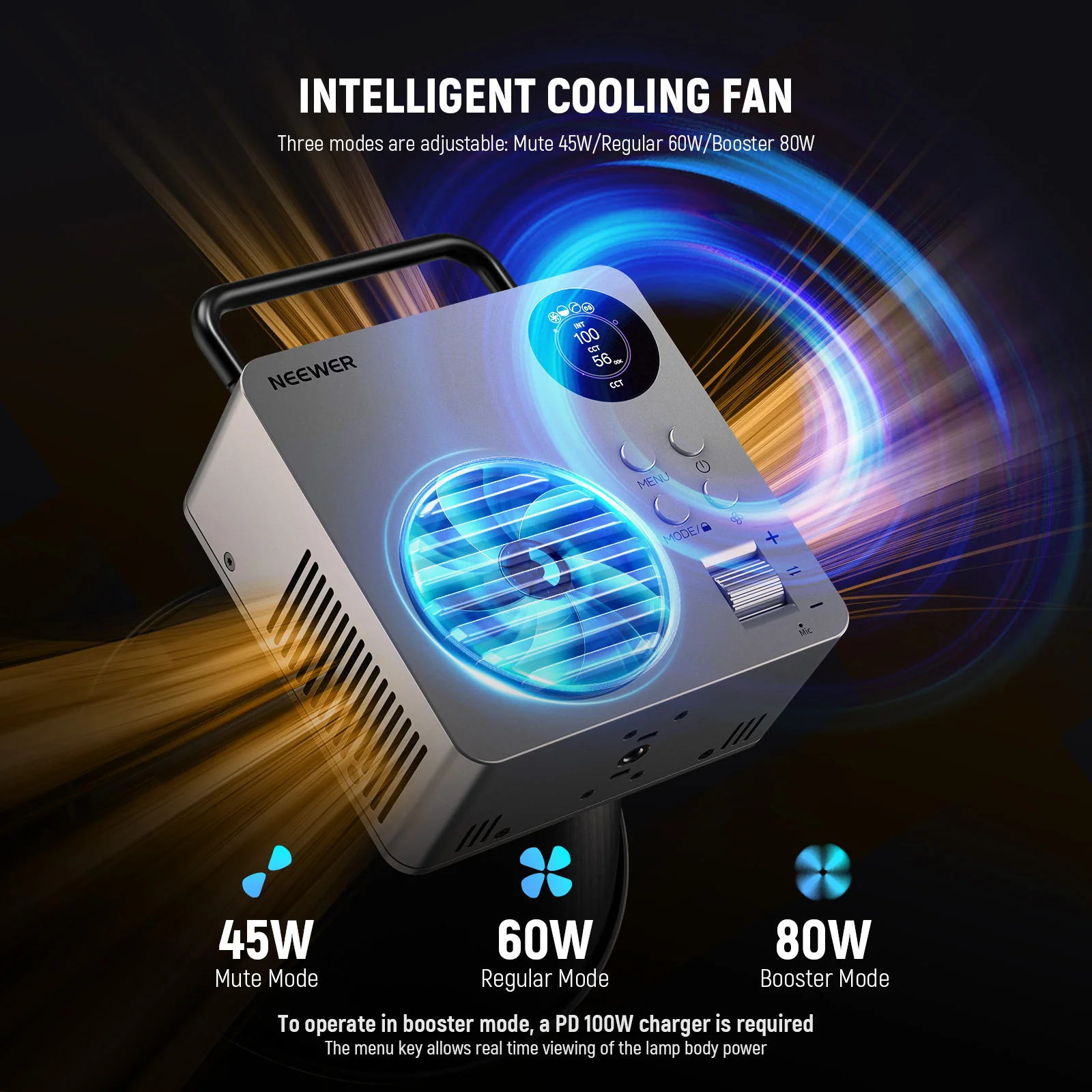 NEEWER HB80B 80W Bi-Color Mini COB LED Video Light - Image 17