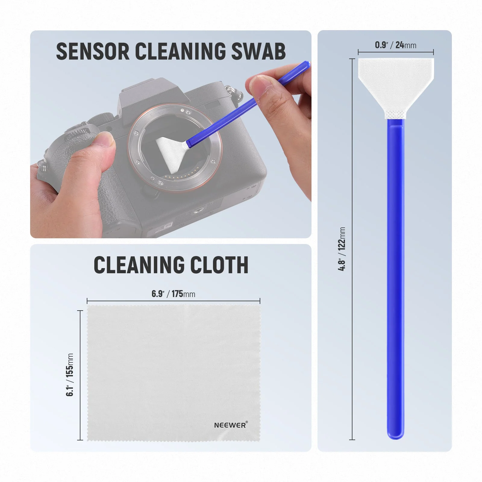 NEEWER HM-46 12 in 1 Camera Lens Cleaning Kit - Image 4