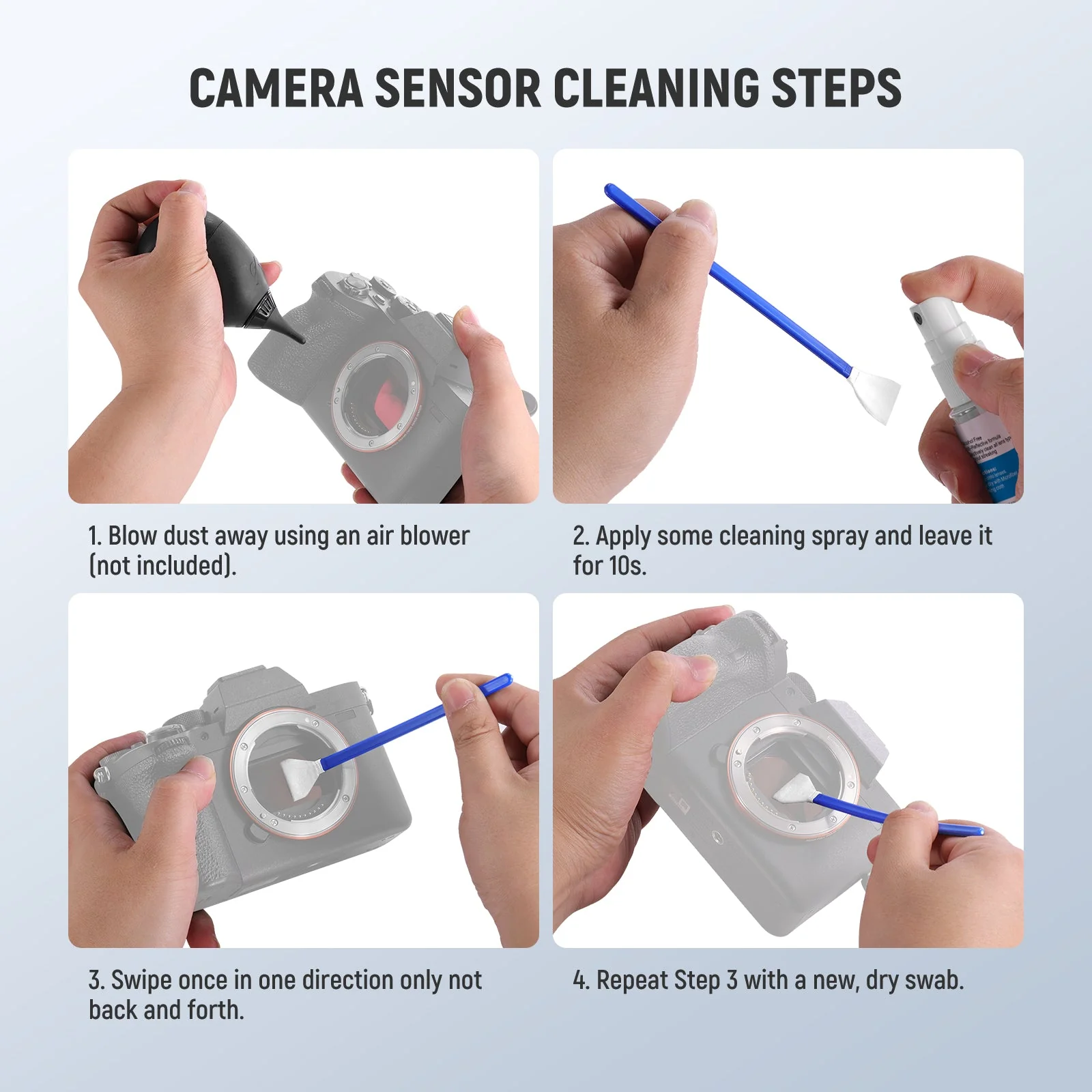NEEWER HM-46 12 in 1 Camera Lens Cleaning Kit - Image 7