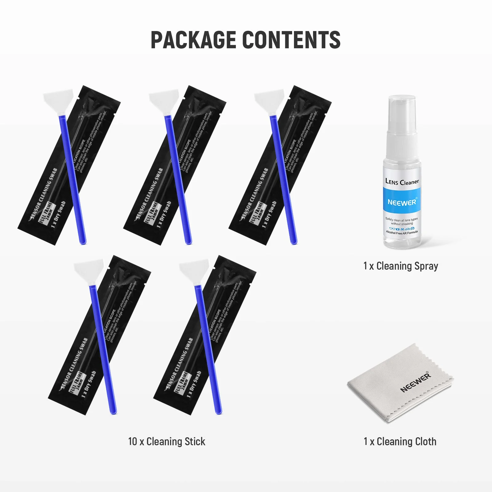 NEEWER HM-46 12 in 1 Camera Lens Cleaning Kit - Image 9