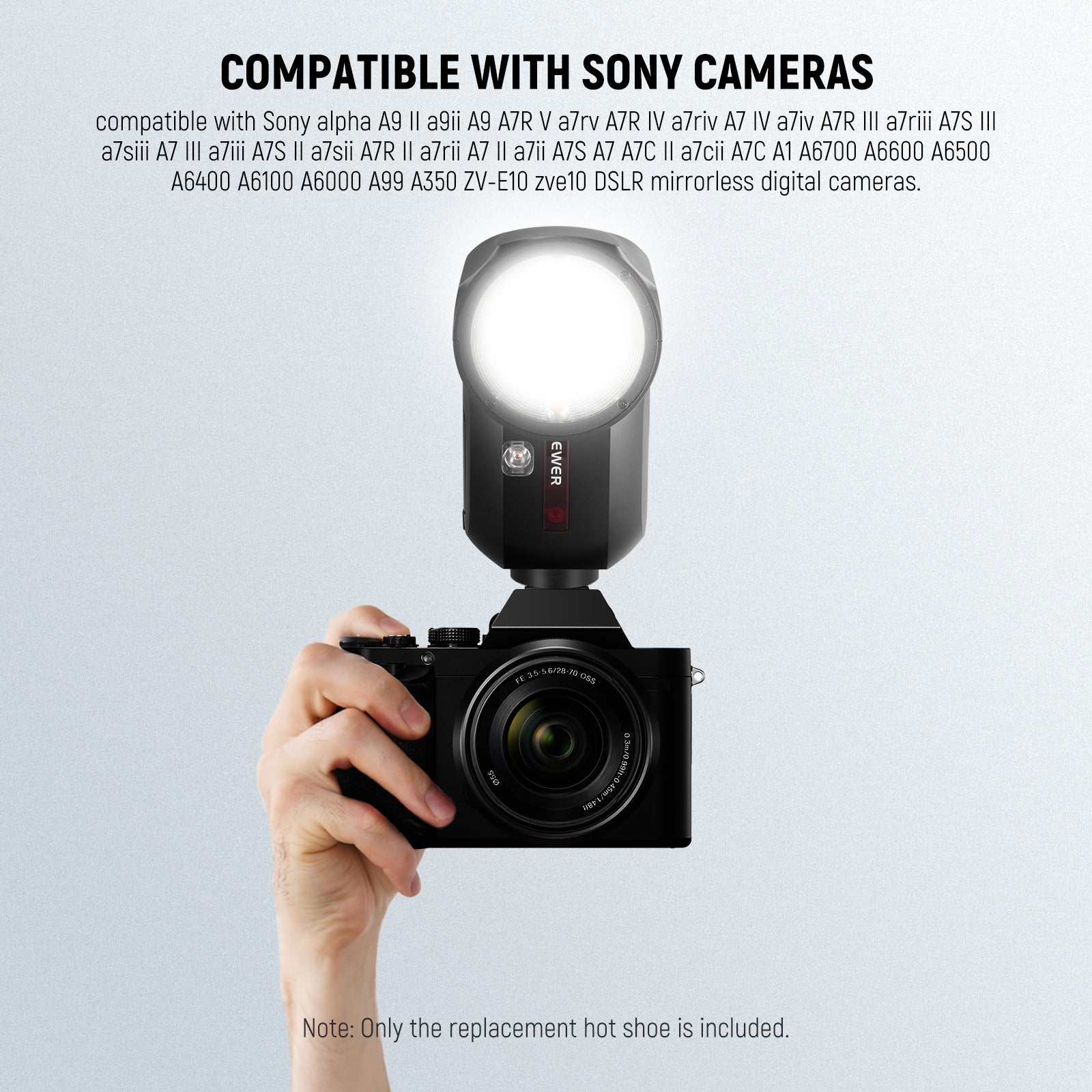 NEEWER Hot Shoe Replacement for Z2-S/Z2Pro-S/Z2II-S Flash - Image 5
