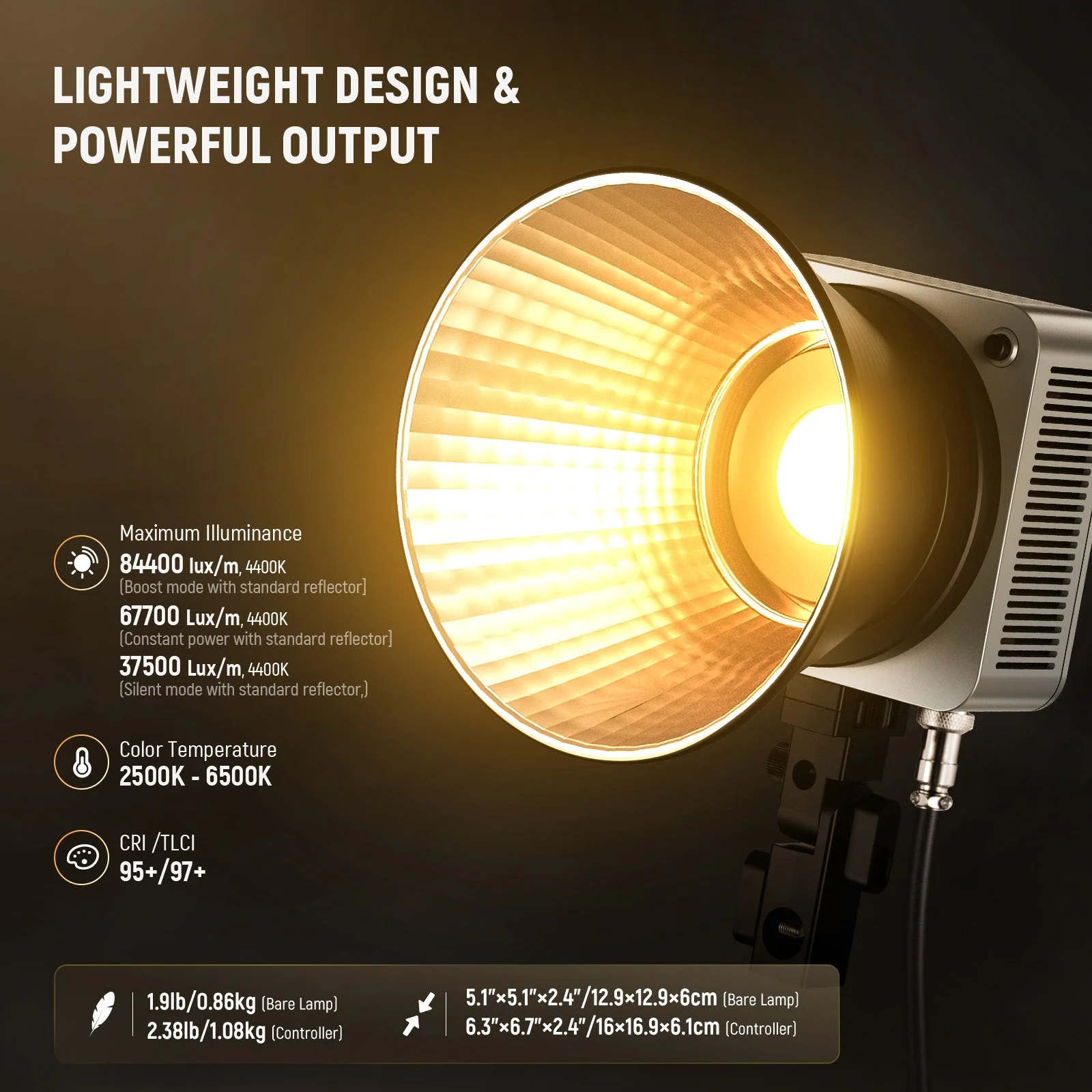 NEEWER HS200B 280W Portable Bi-Color LED Video Light - Image 2