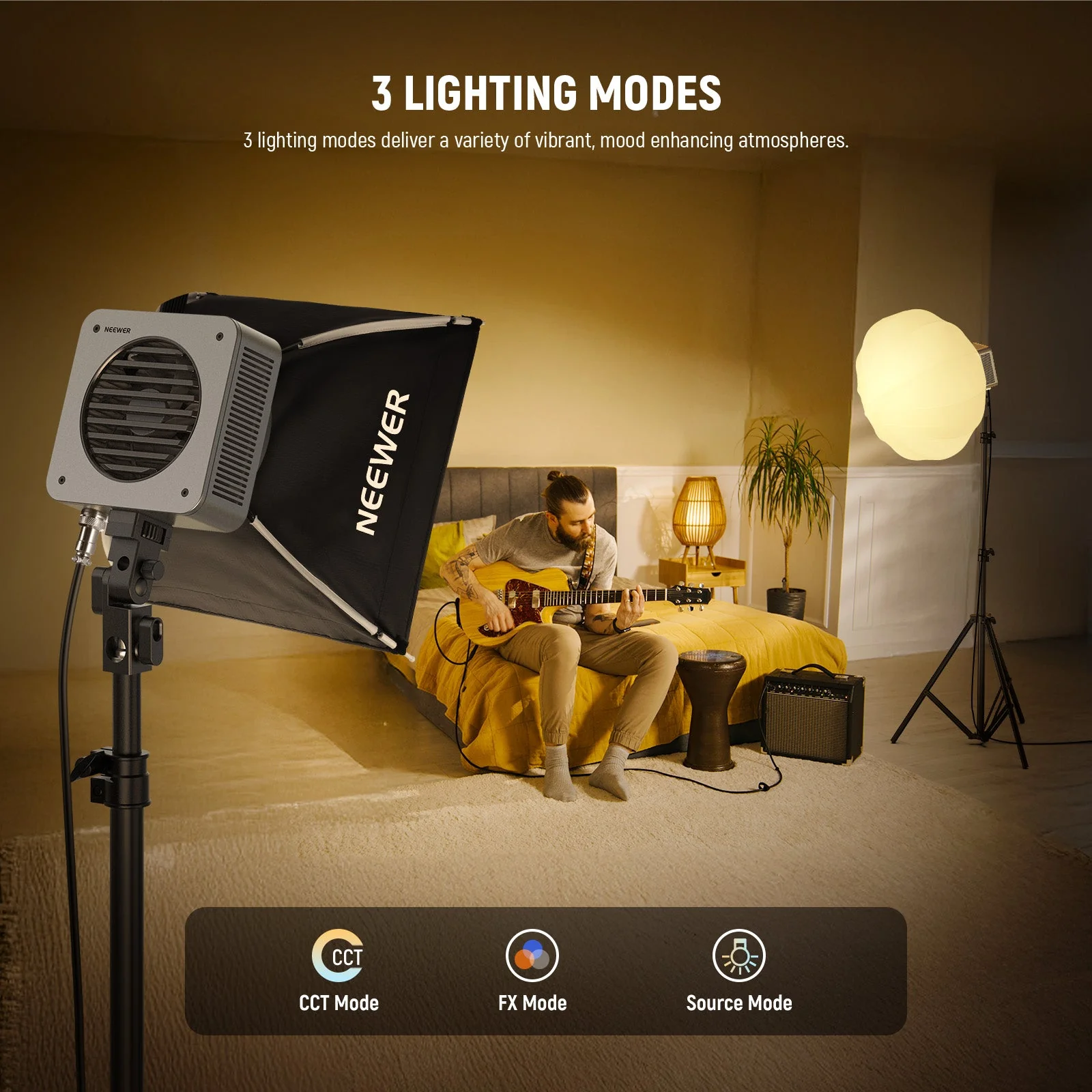 NEEWER HS200B 280W Portable Bi-Color LED Video Light - Image 3