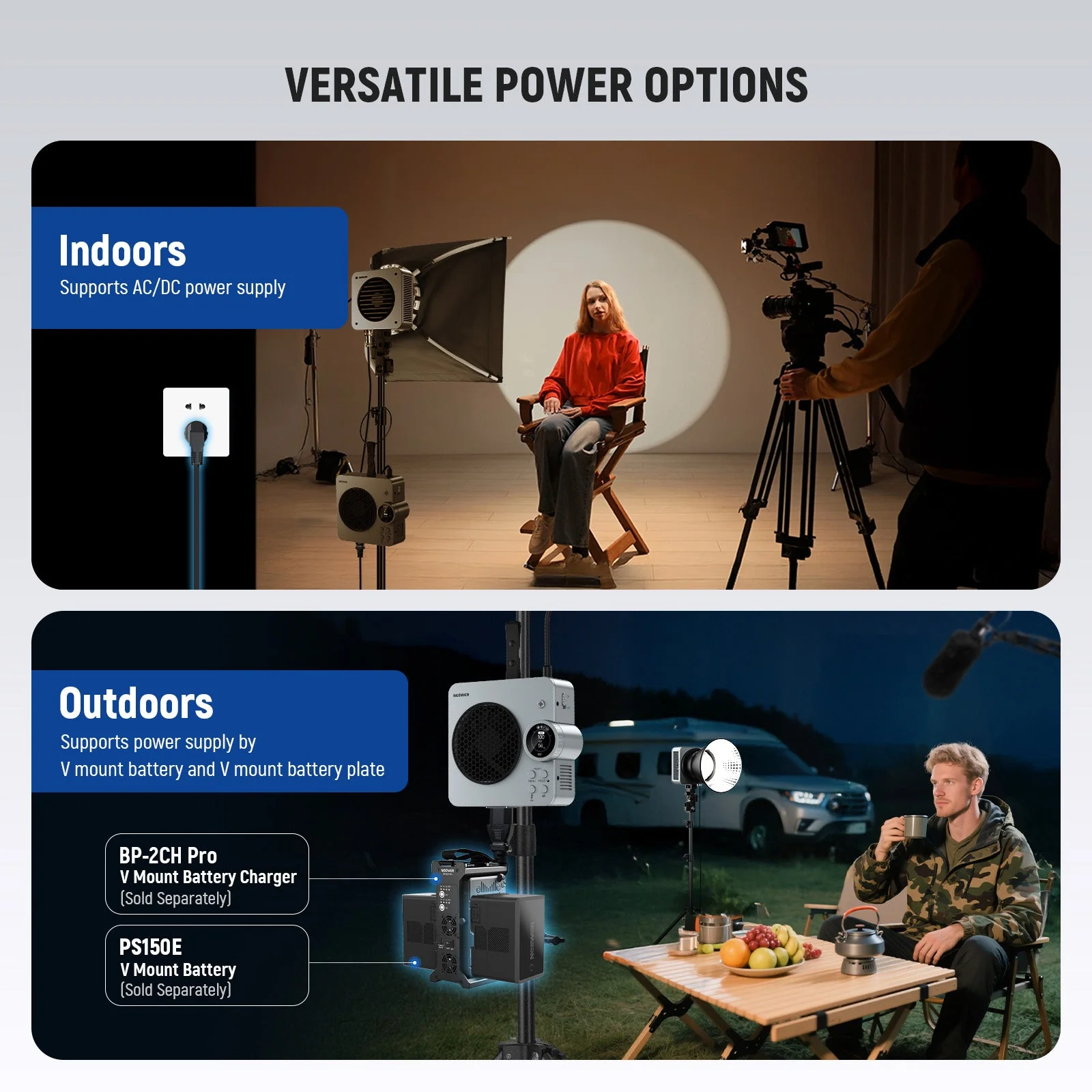 NEEWER HS200B 280W Portable Bi-Color LED Video Light - Image 7