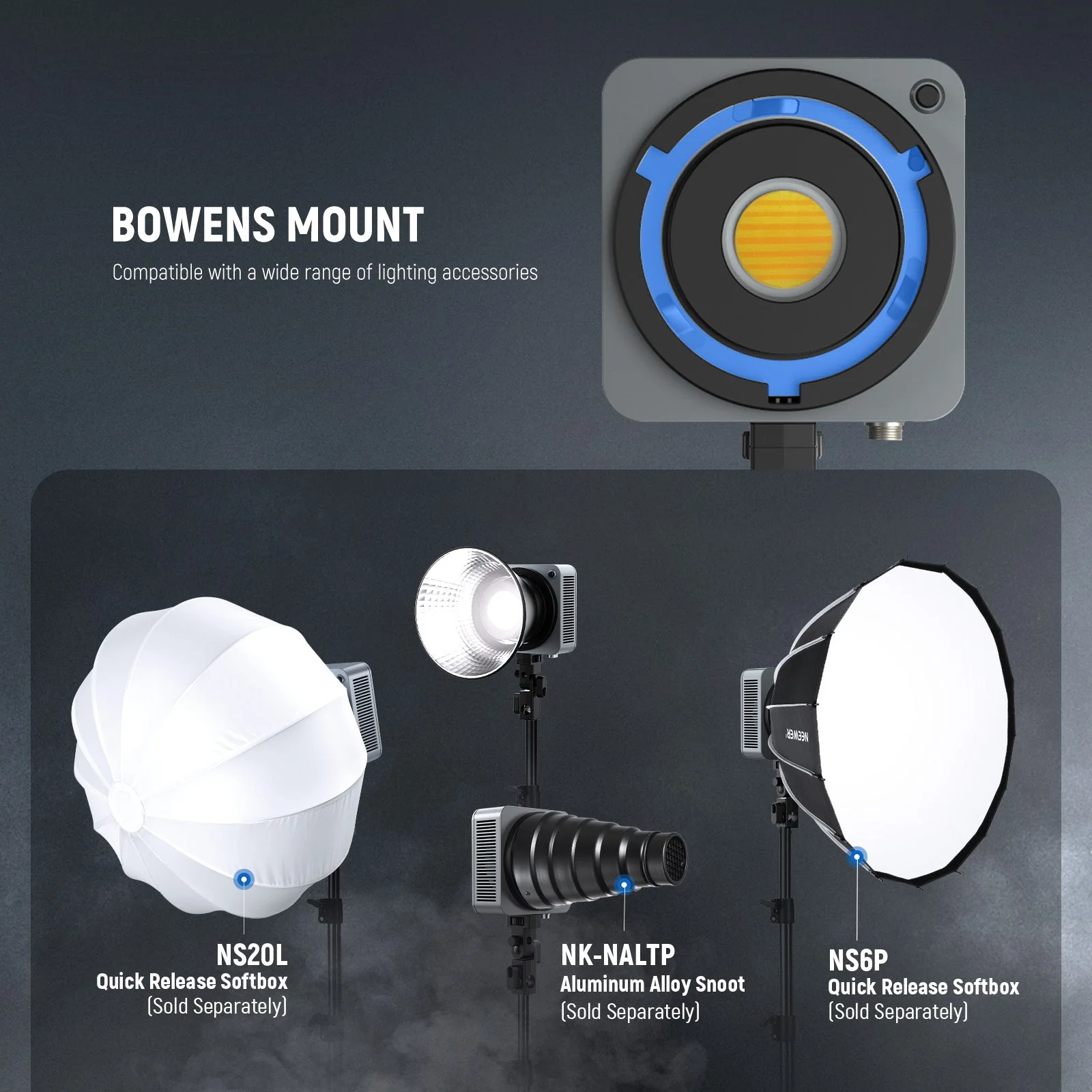 NEEWER HS200B 280W Portable Bi-Color LED Video Light - Image 8