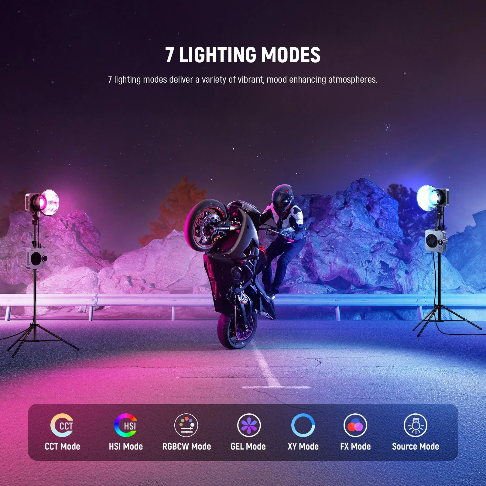 NEEWER HS200C 280W Portable RGB LED Video Light - Image 3
