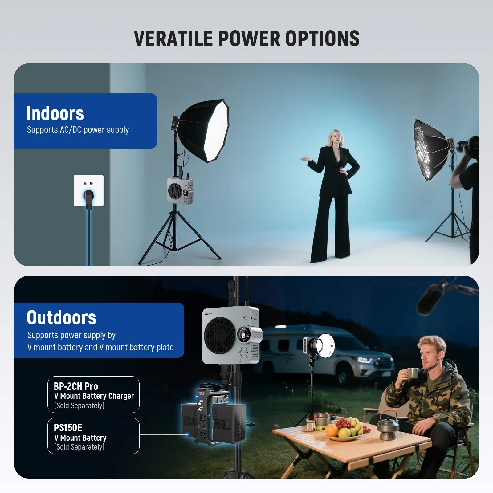 NEEWER HS200C 280W Portable RGB LED Video Light - Image 7