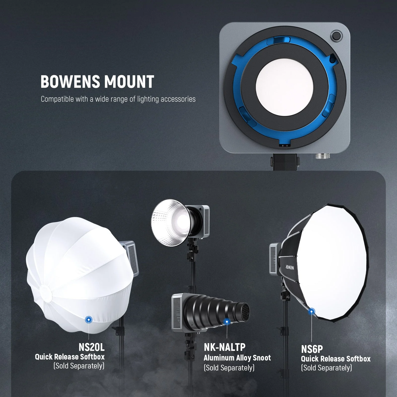 NEEWER HS200C 280W Portable RGB LED Video Light - Image 8