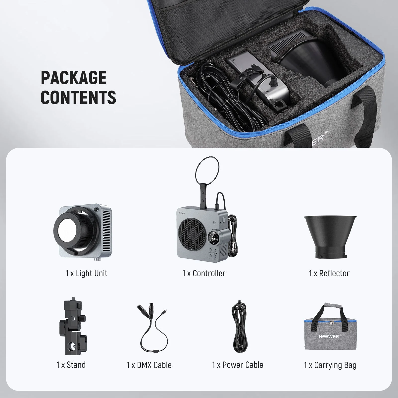 NEEWER HS200C 280W Portable RGB LED Video Light - Image 9