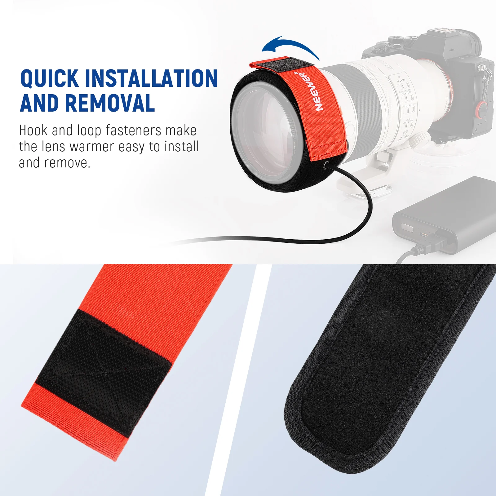 NEEWER HW-17B 400/500/600mm USB Lens Heater Warmer - Image 22