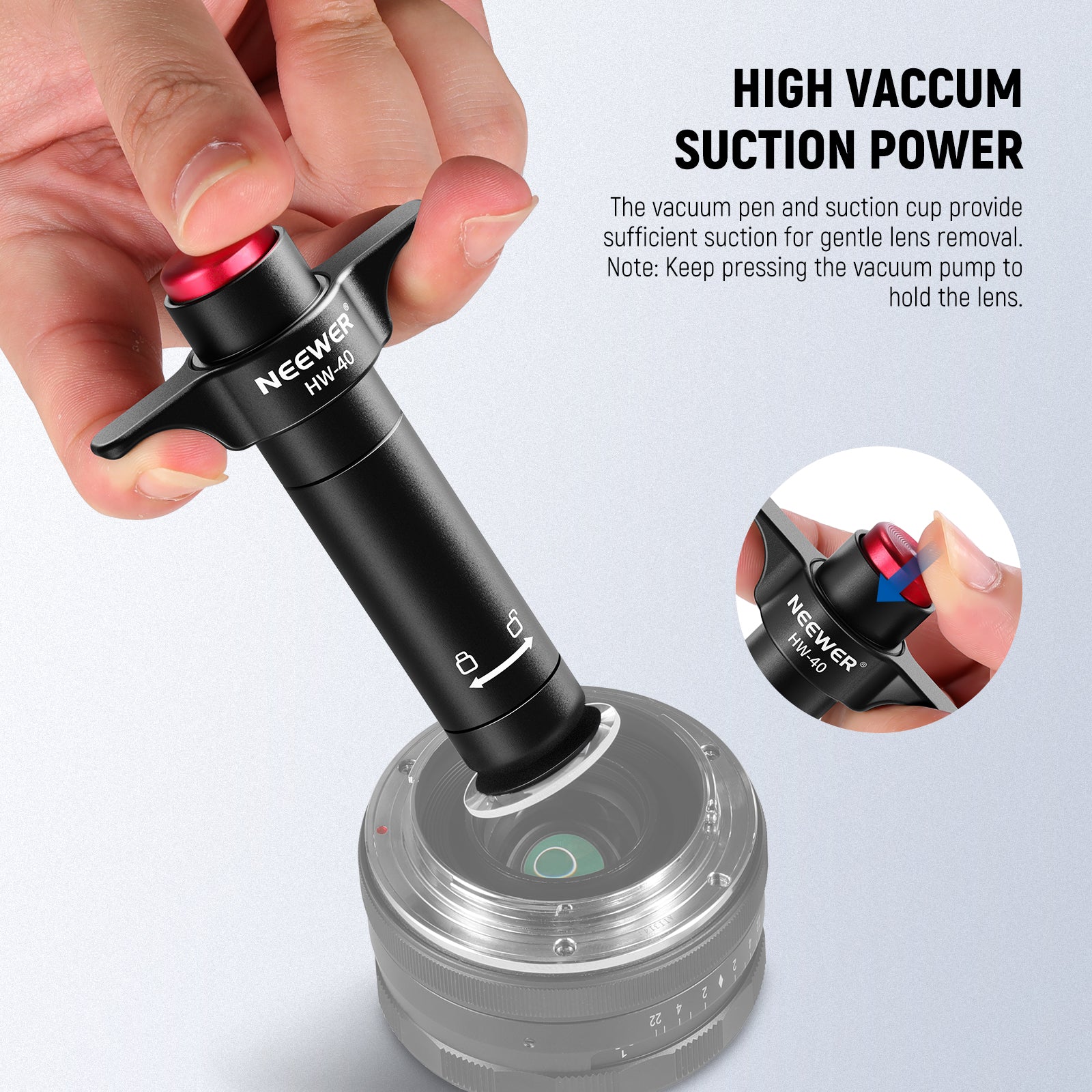 NEEWER HW-40 6 in 1 Lens Sucker Kit - Image 4