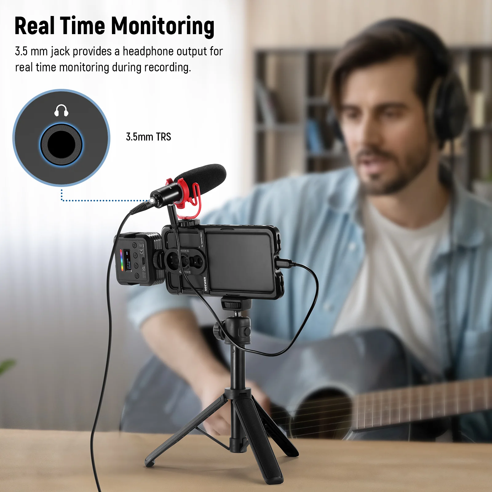 NEEWER KM17 Plug & Play USB C Microphone with Noise Cancelling - Image 6