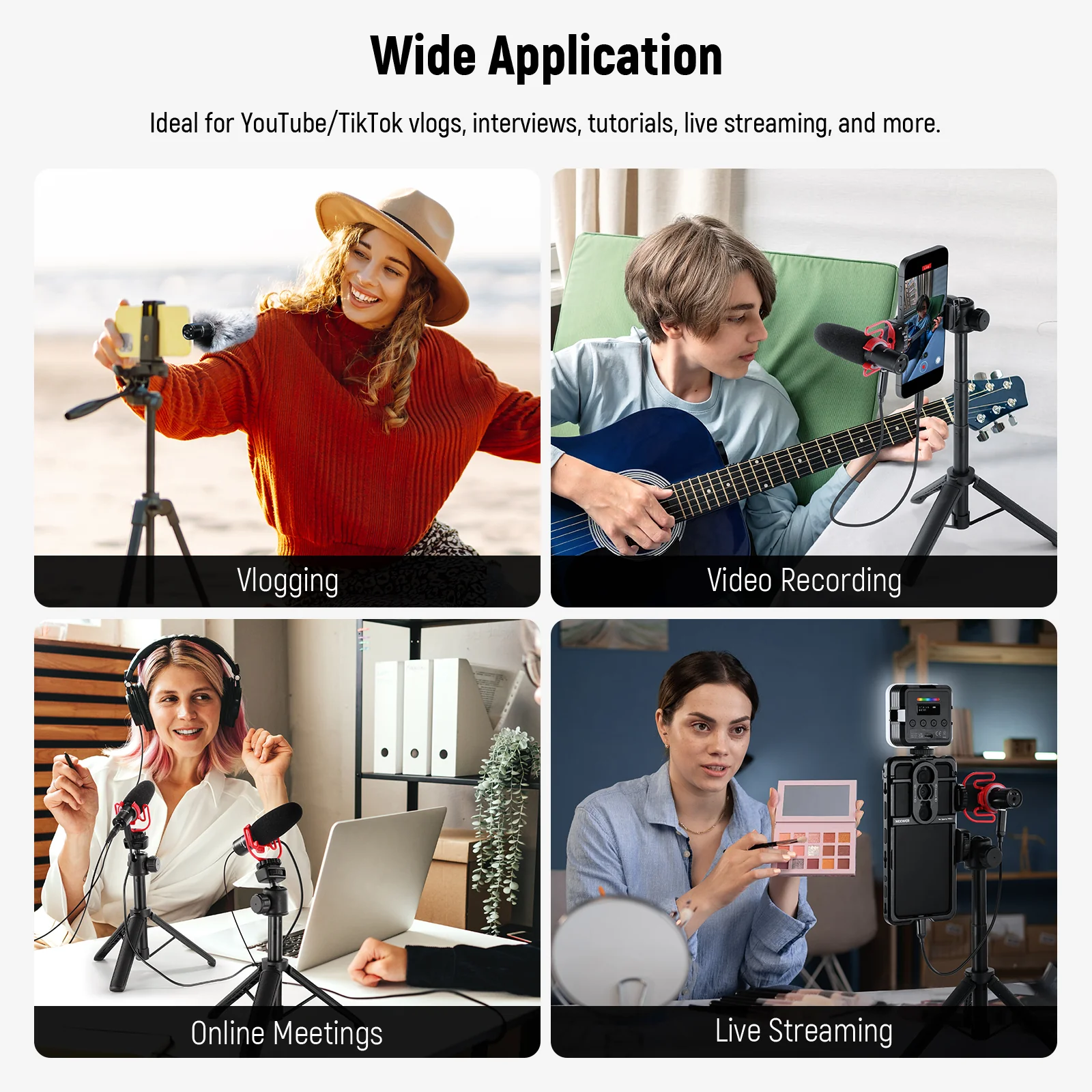NEEWER KM17 Plug & Play USB C Microphone with Noise Cancelling - Image 8