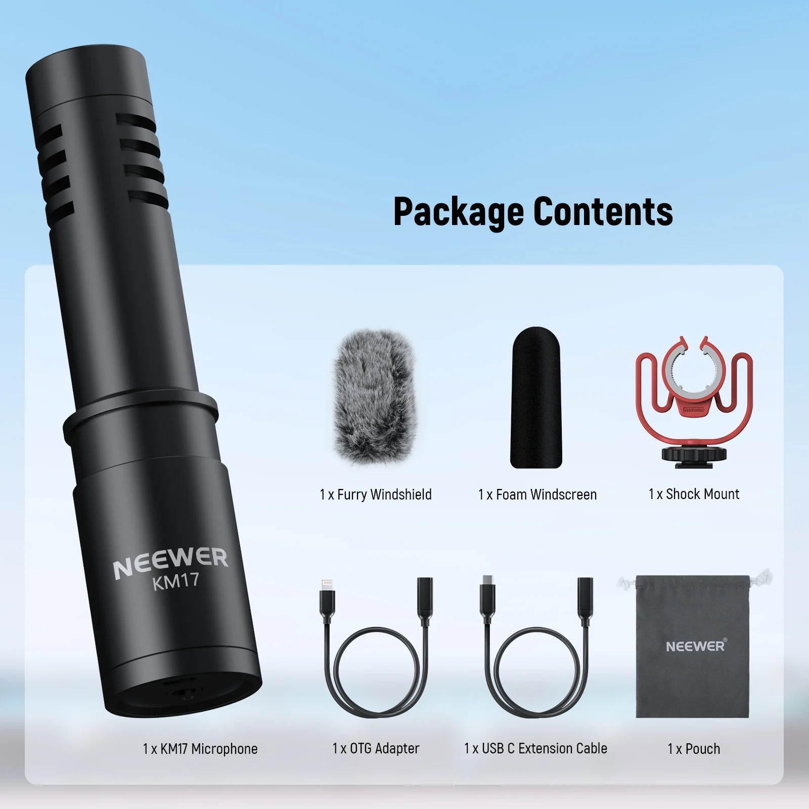 NEEWER KM17 Plug & Play USB C Microphone with Noise Cancelling - Image 9