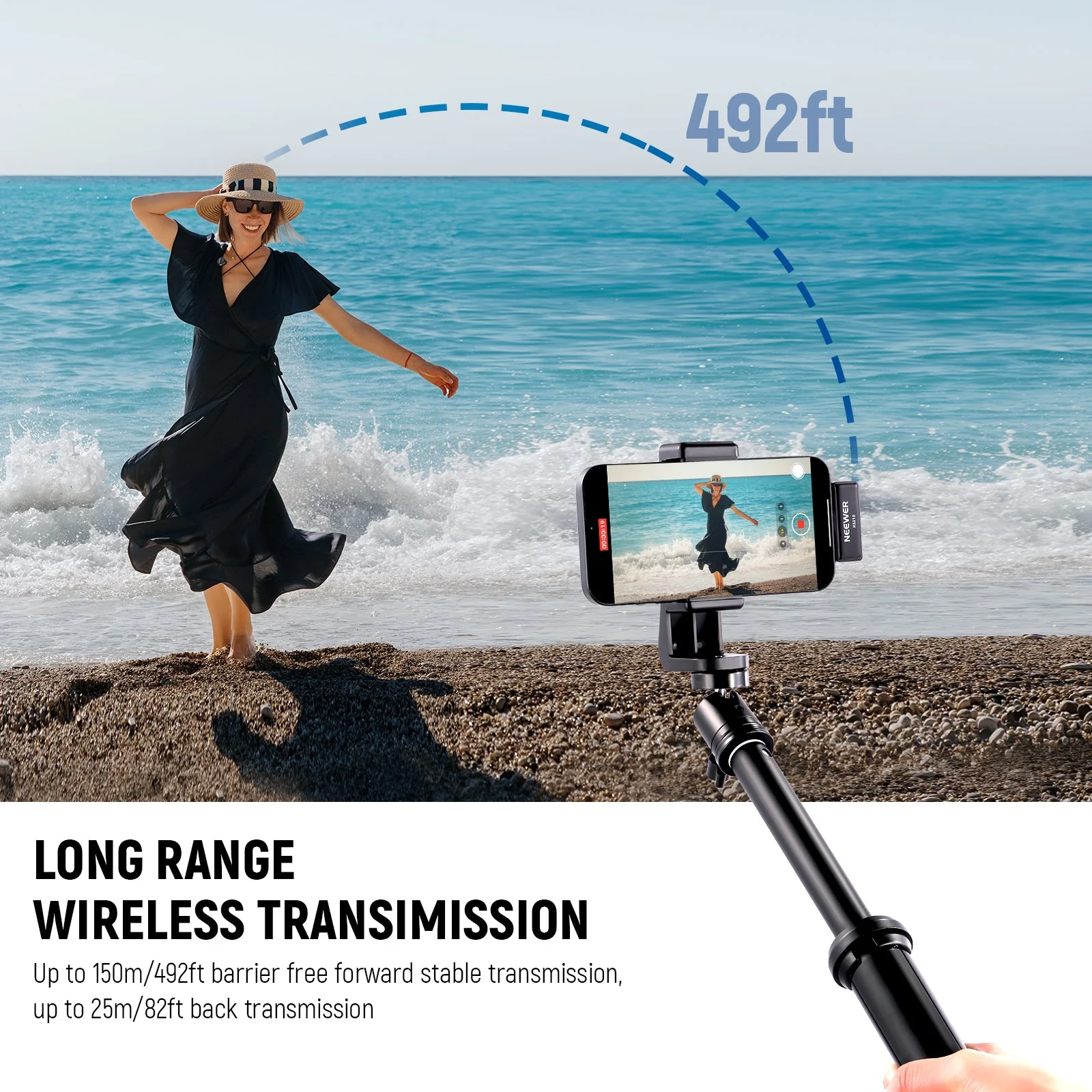 NEEWER KM18 Wireless Button Lavalier Microphone Kit - Image 6