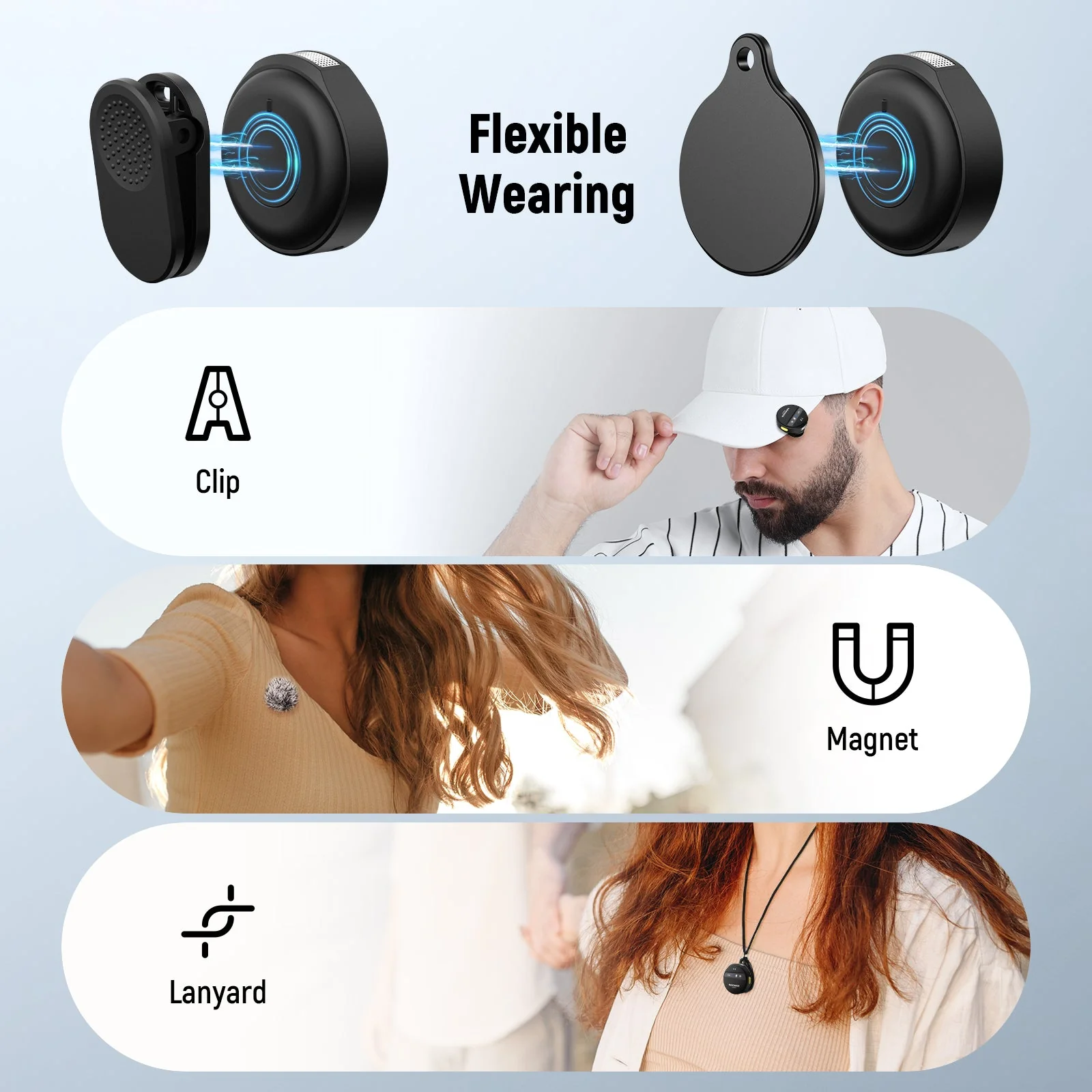 NEEWER KM18 Wireless Lavalier Microphone for iPhone/USB C - Image 3