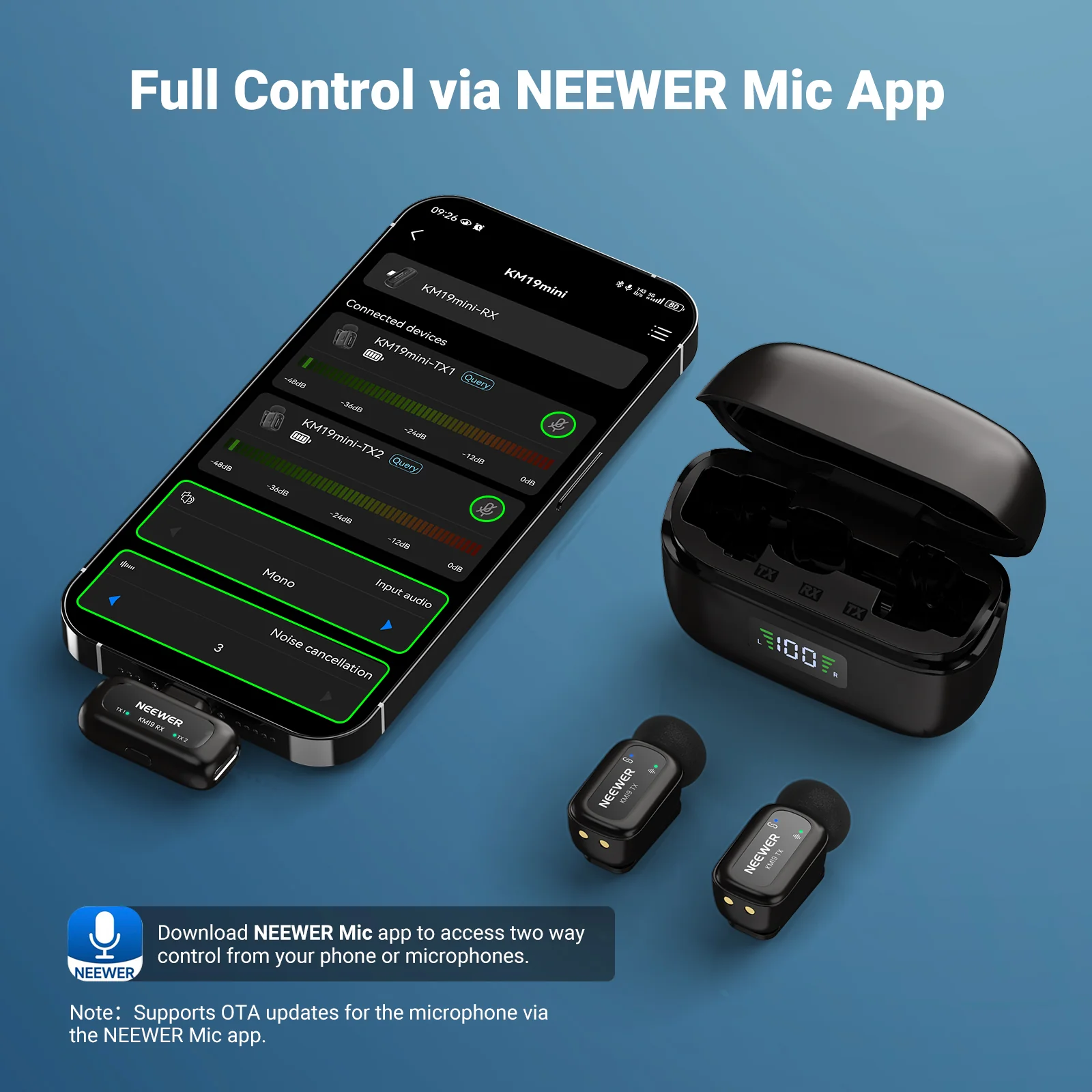 NEEWER KM19/KM19B Mini Wireless Lavalier Microphone - Image 5