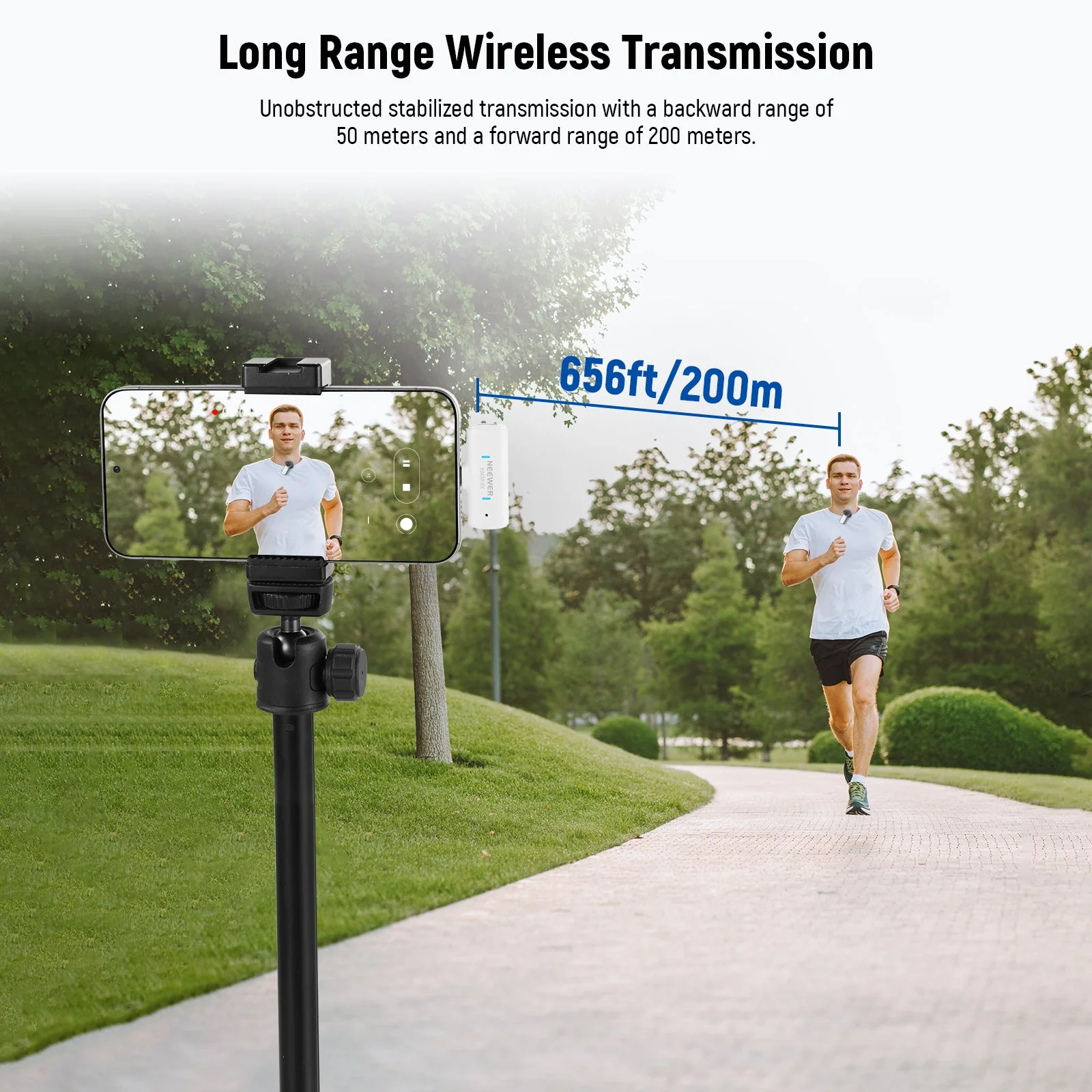 NEEWER KM20 2 TX & 4 RX Wireless Lavalier Microphone System Set - Image 18