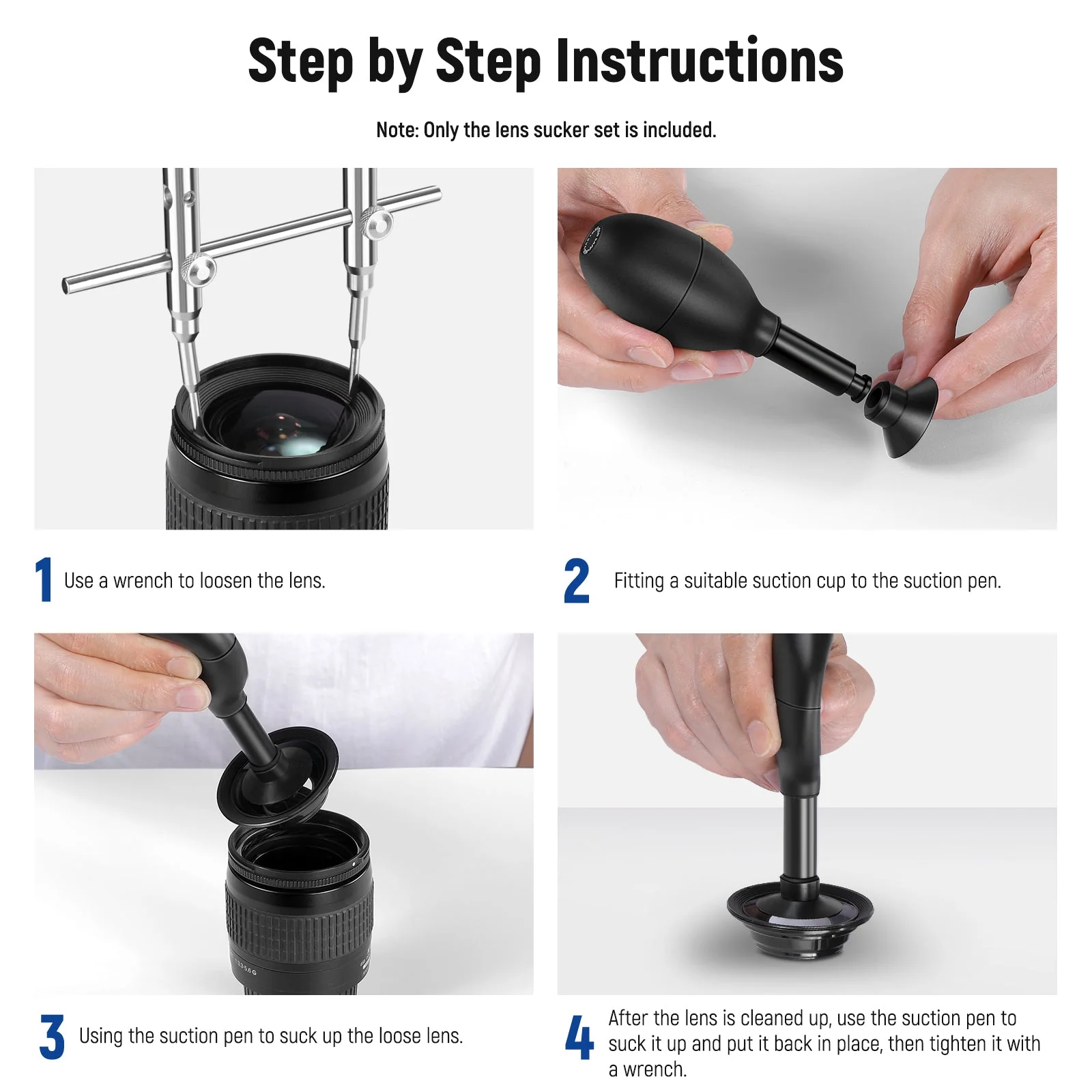 NEEWER Lens Sucker and Spanner Kit - Image 7