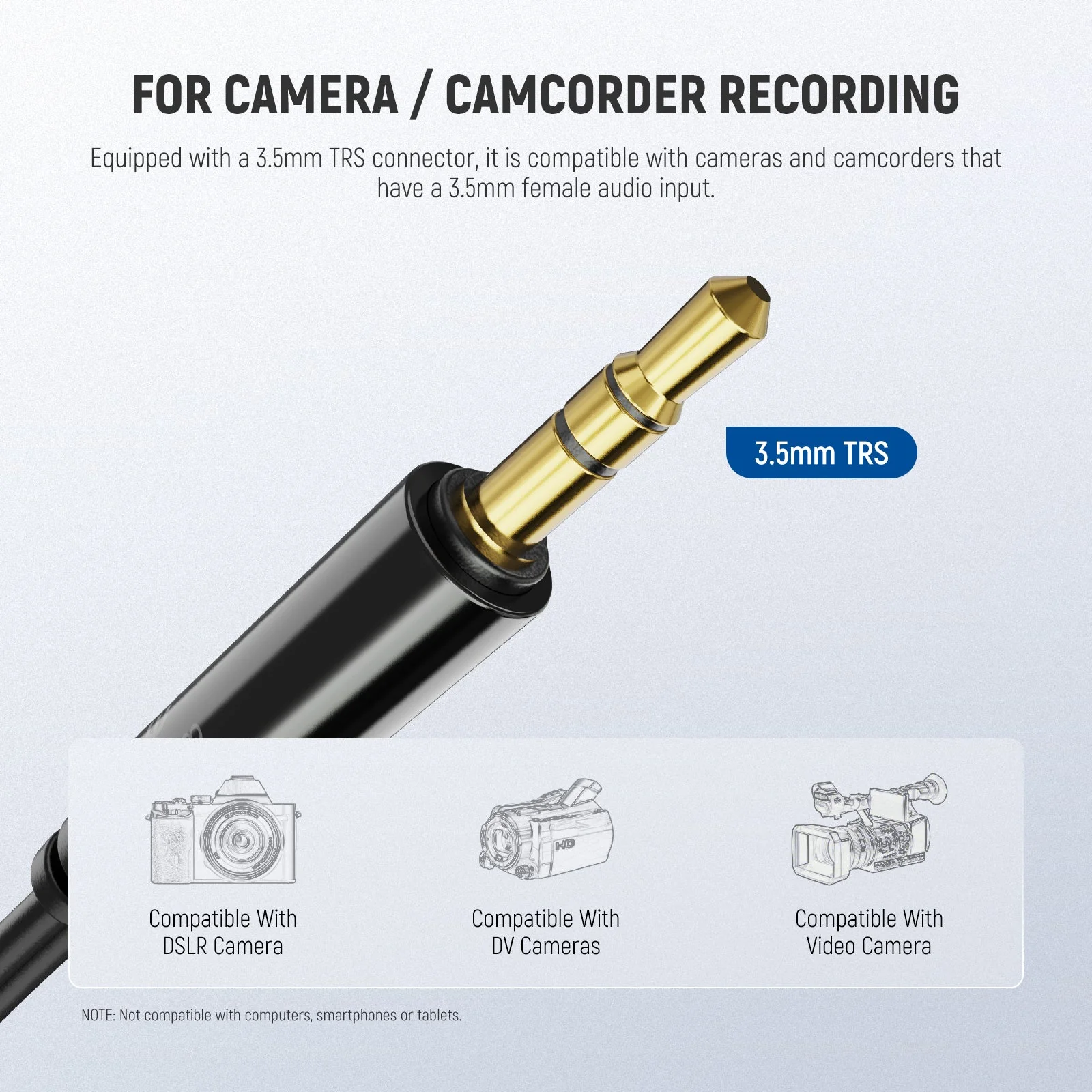 NEEWER LM3 Wired Dual Lavalier Microphones with 13ft 3.5mm TRS Extension Cable - Image 4