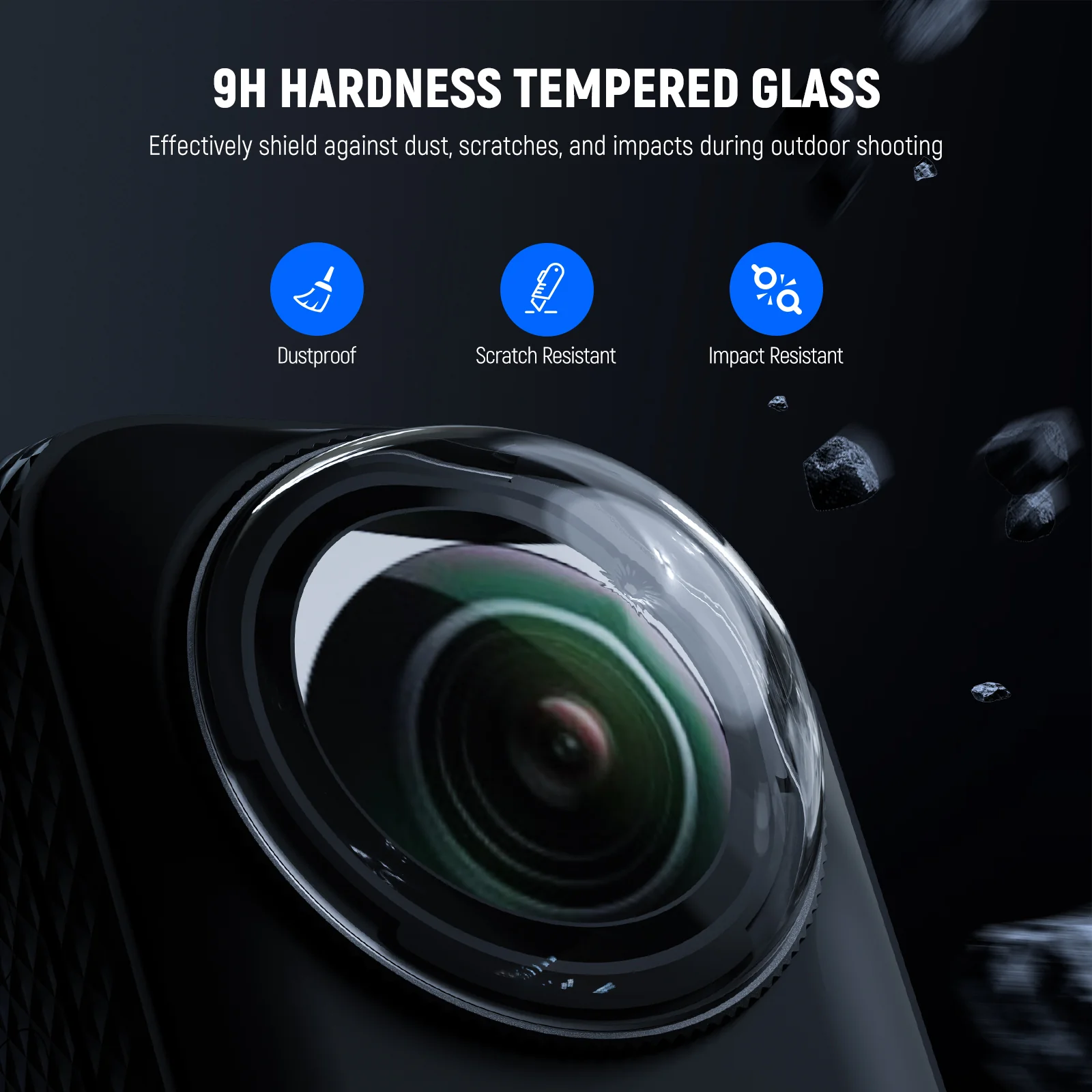 NEEWER LPC01/LPC02 Lens Protectors For Insta360 X4/X5 - Image 3