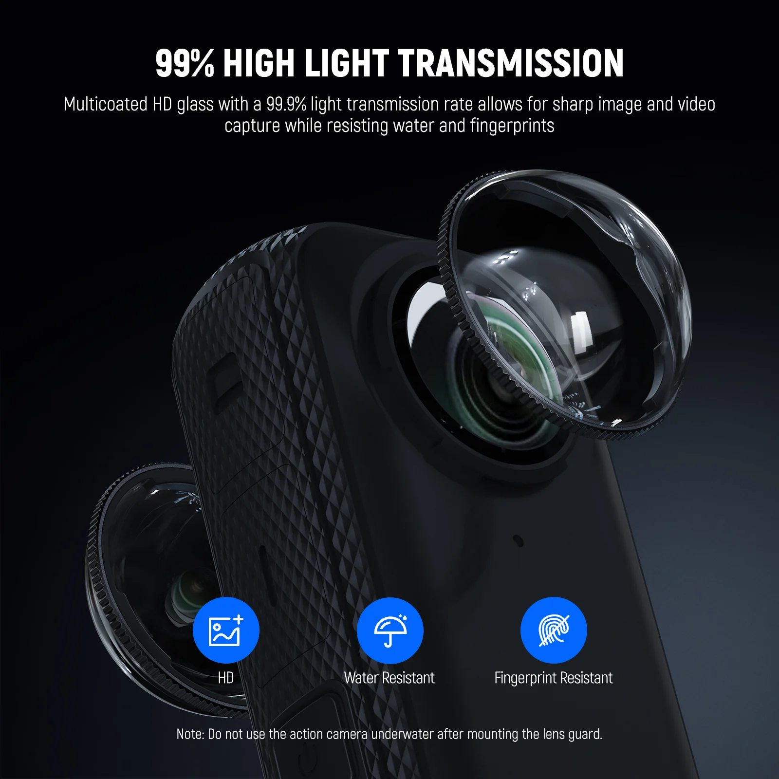 NEEWER LPC01/LPC02 Lens Protectors For Insta360 X4/X5 - Image 4