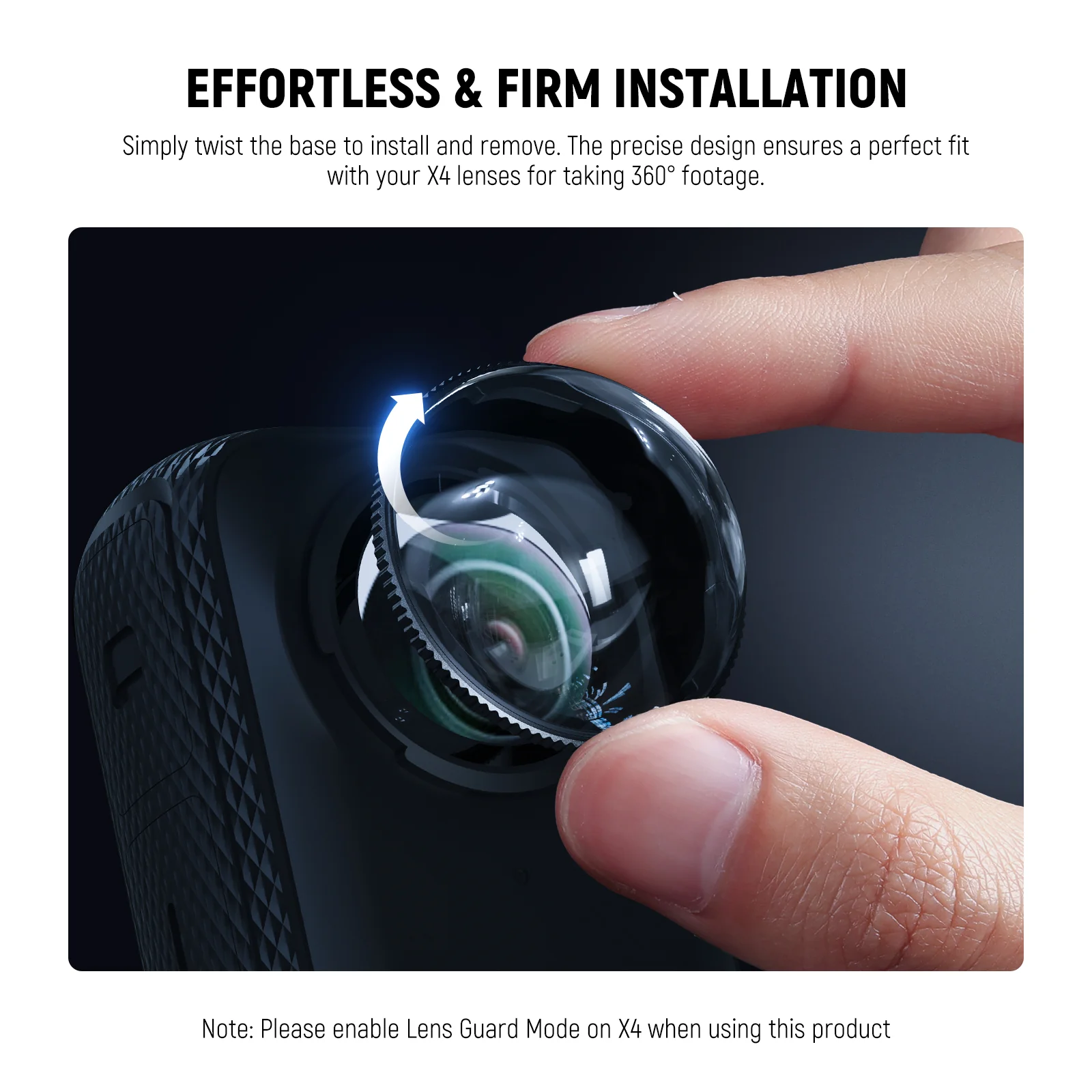 NEEWER LPC01/LPC02 Lens Protectors For Insta360 X4/X5 - Image 5