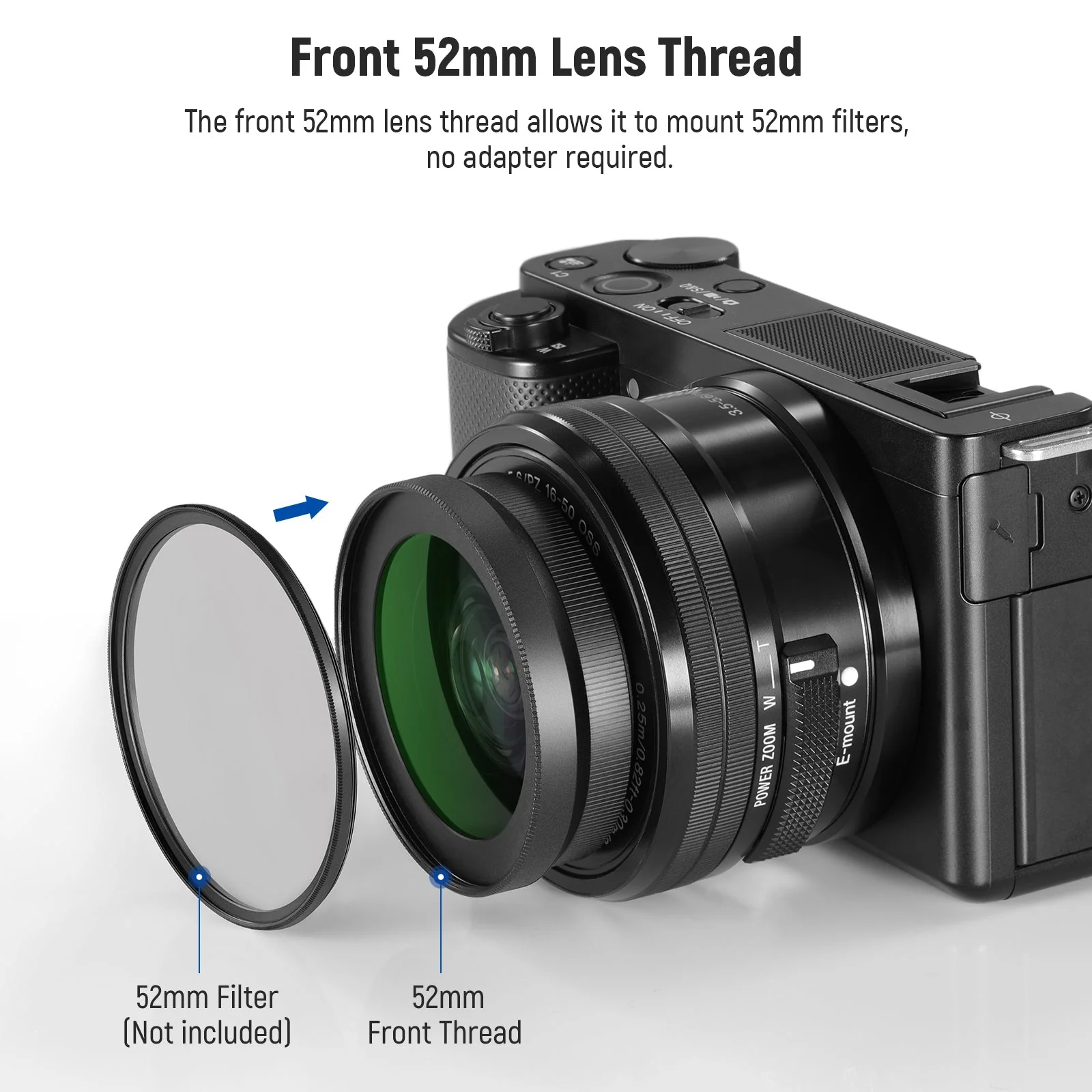 NEEWER LS-30 40.5mm HD Wide Angle Lens For Sony ZV-1F / ZV-E10 - Image 7