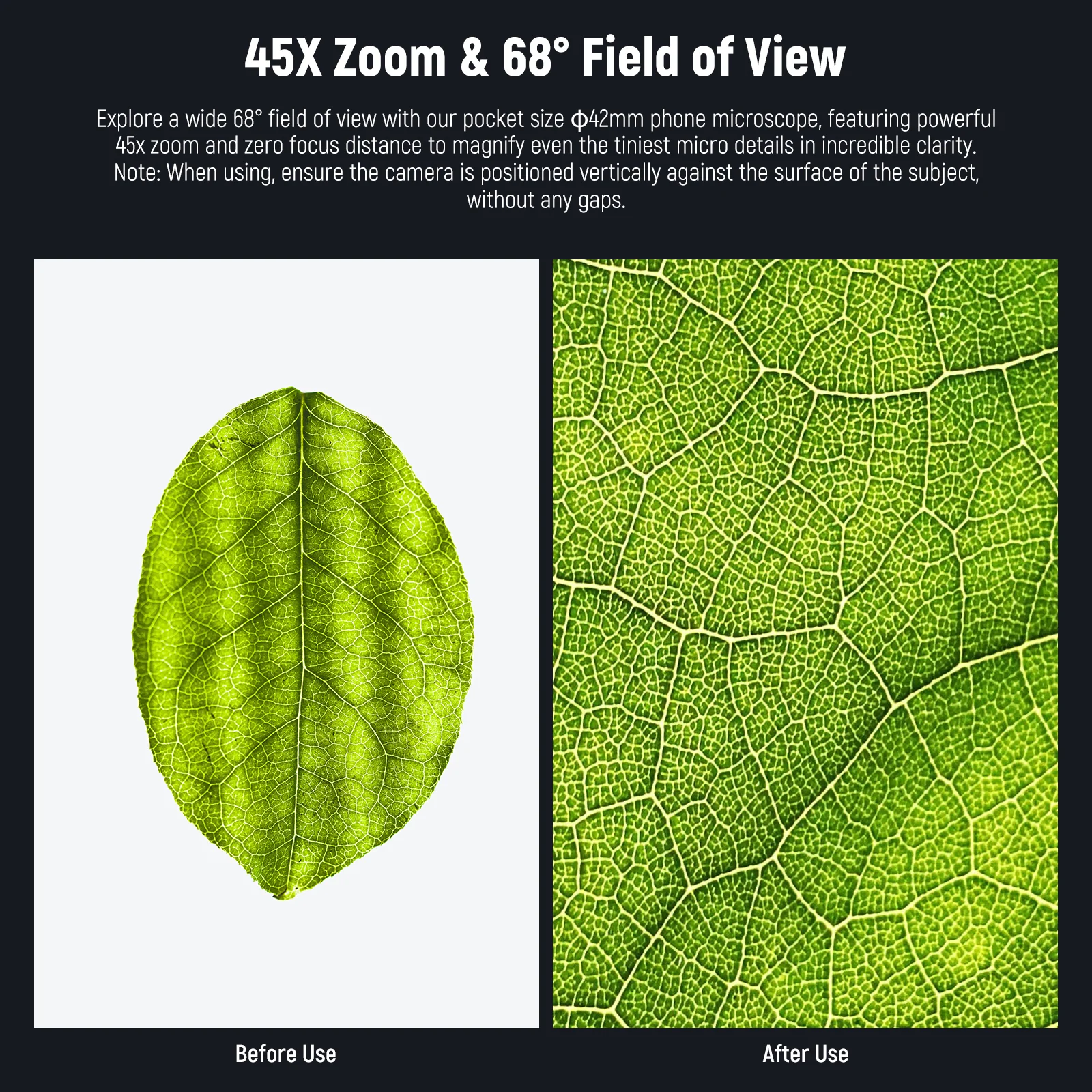 NEEWER LS-32 45X Phone Microscope Lens with 17mm Thread - Image 2