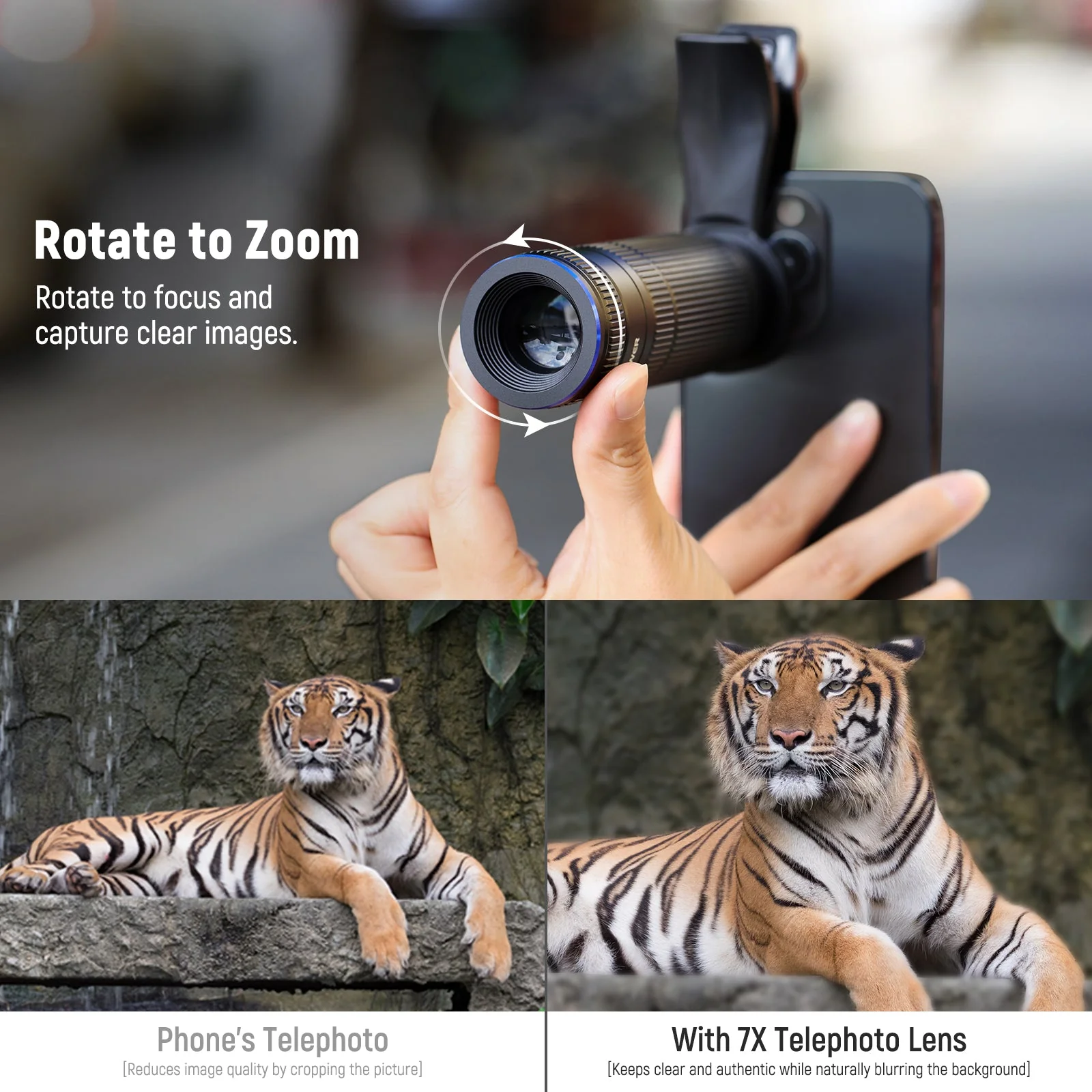 NEEWER LS-36 PRO 7X Telephoto Lens with 17mm Thread - Image 3