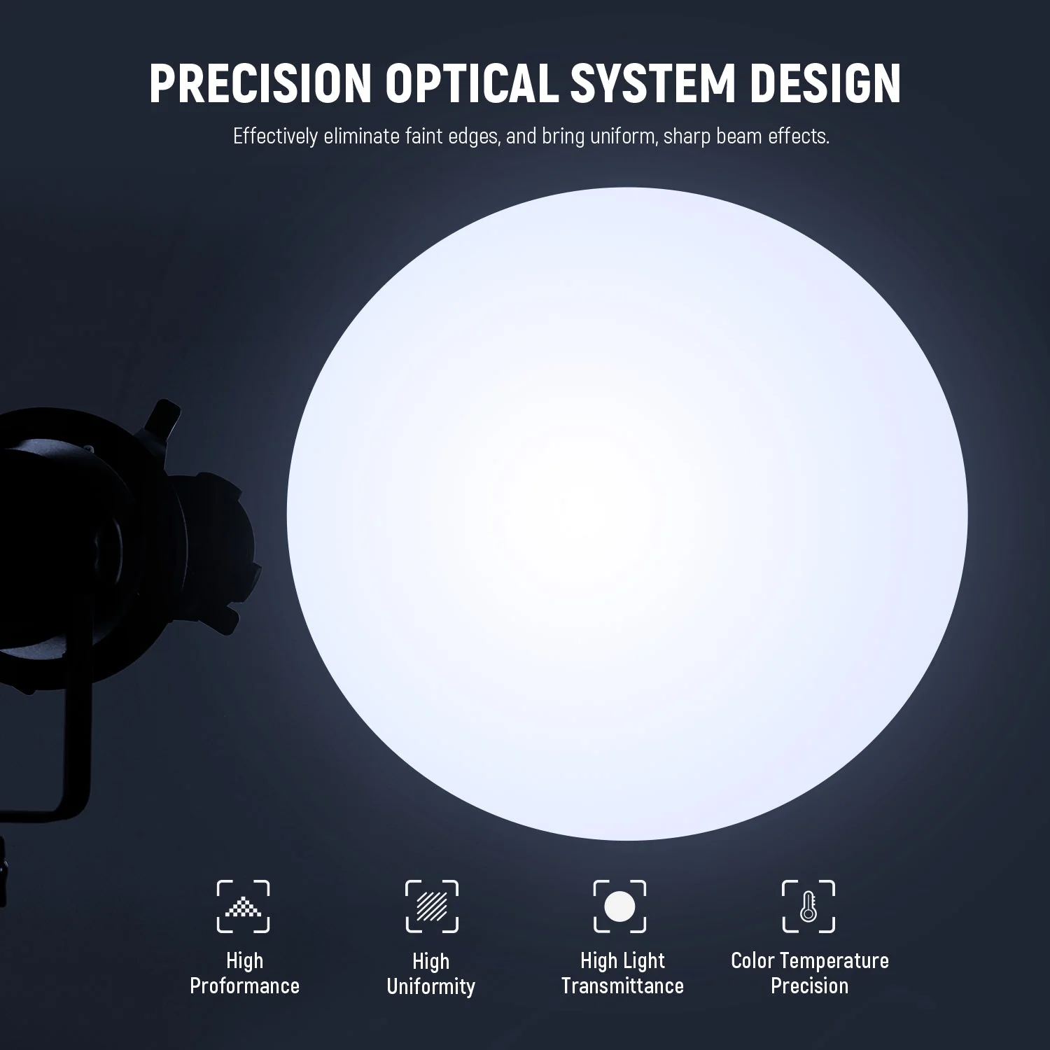 NEEWER LS-39 20° Bowens Mount Spotlight Snoot - Image 3