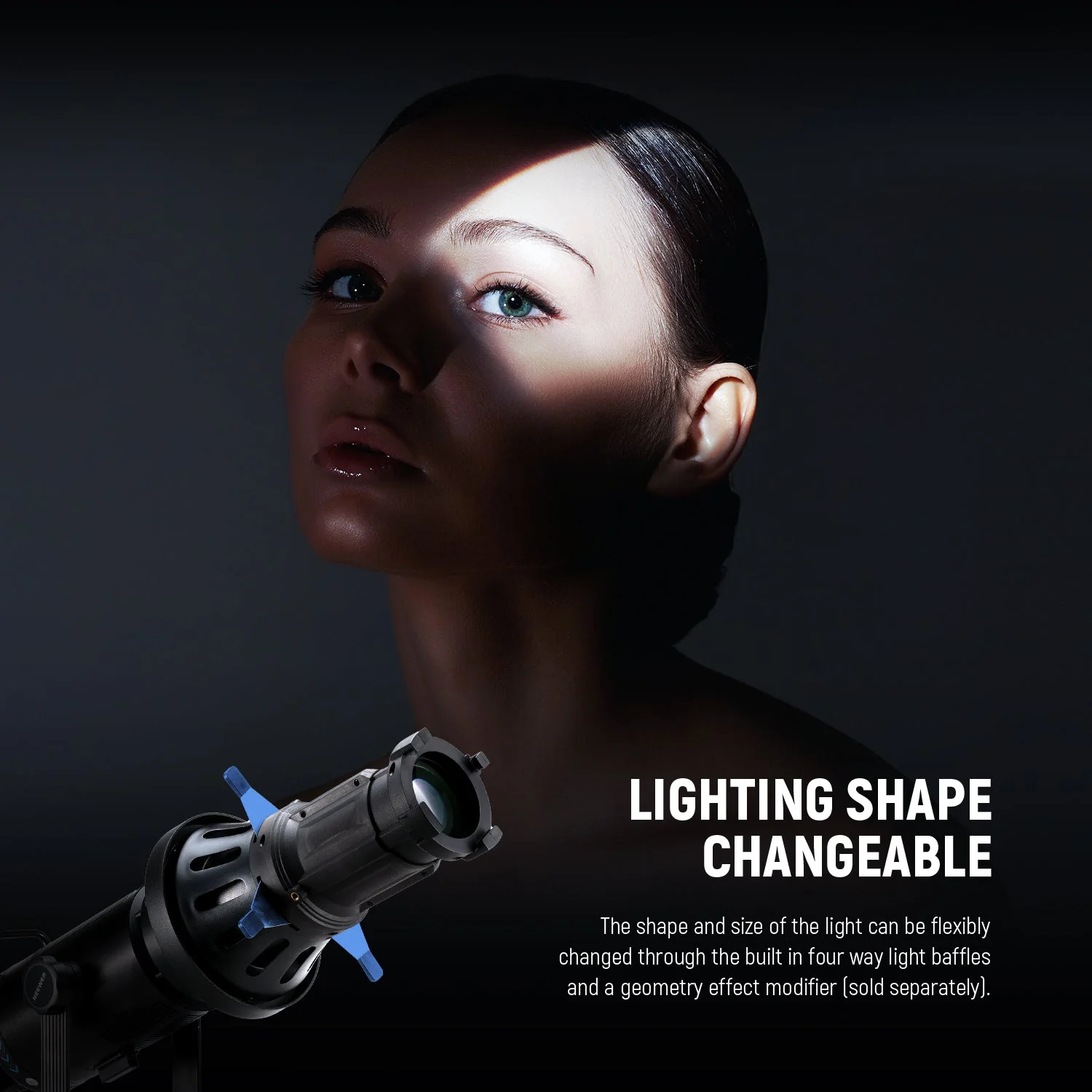 NEEWER LS-39 20° Bowens Mount Spotlight Snoot - Image 6