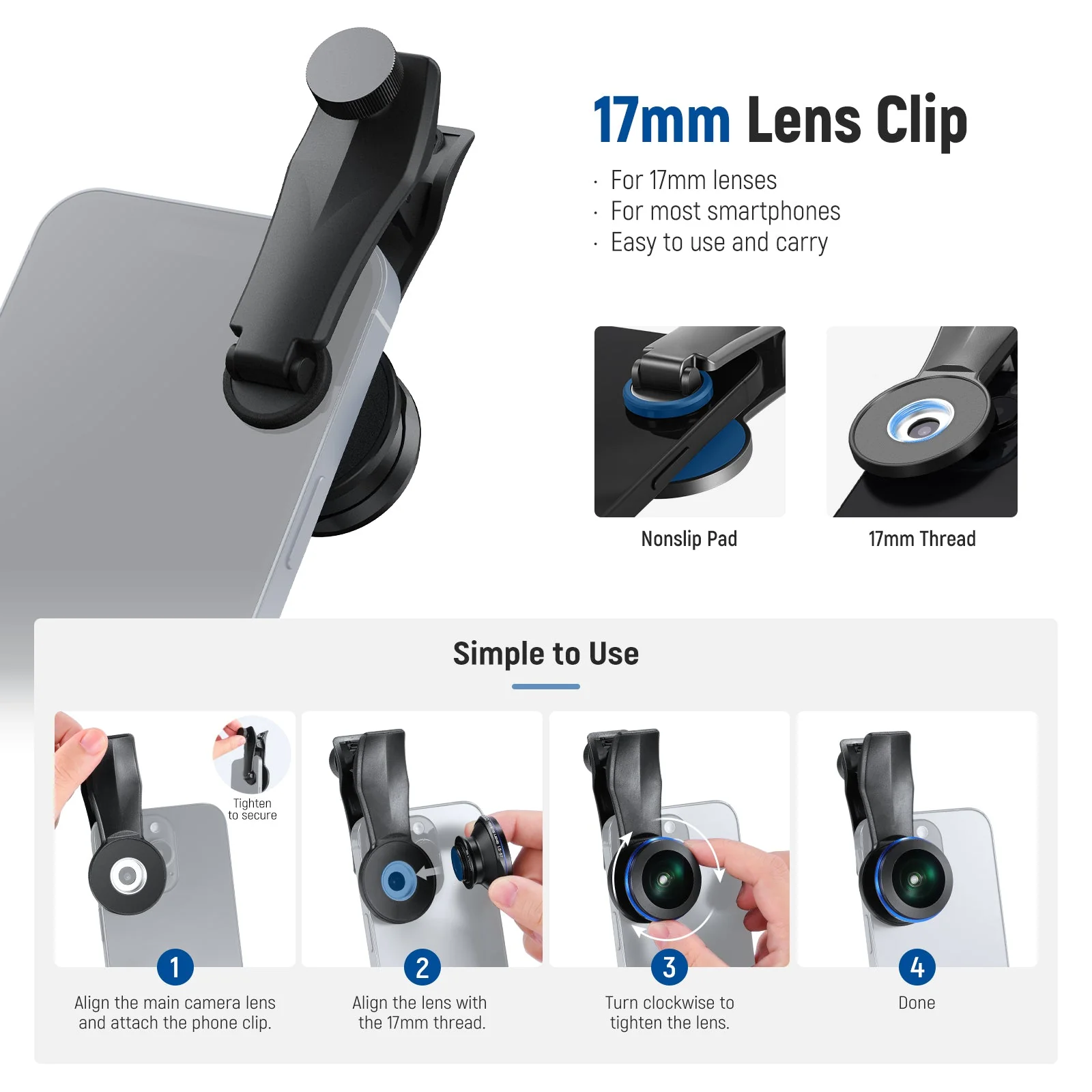NEEWER LS-57 200° Fisheye VR Lens with 17mm Thread - Image 7