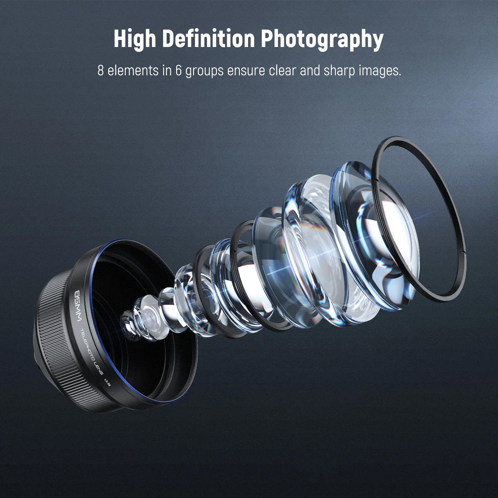 NEEWER LS-59 85mm HD Telephoto Lens with 17mm Lens Thread - Image 12