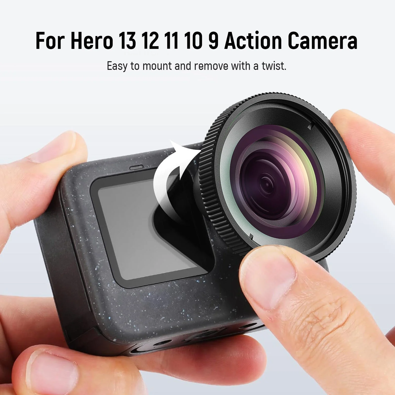 NEEWER LS-65 2X Magnification Lens For GoPro Hero 13 12 11 10 9 - Image 4